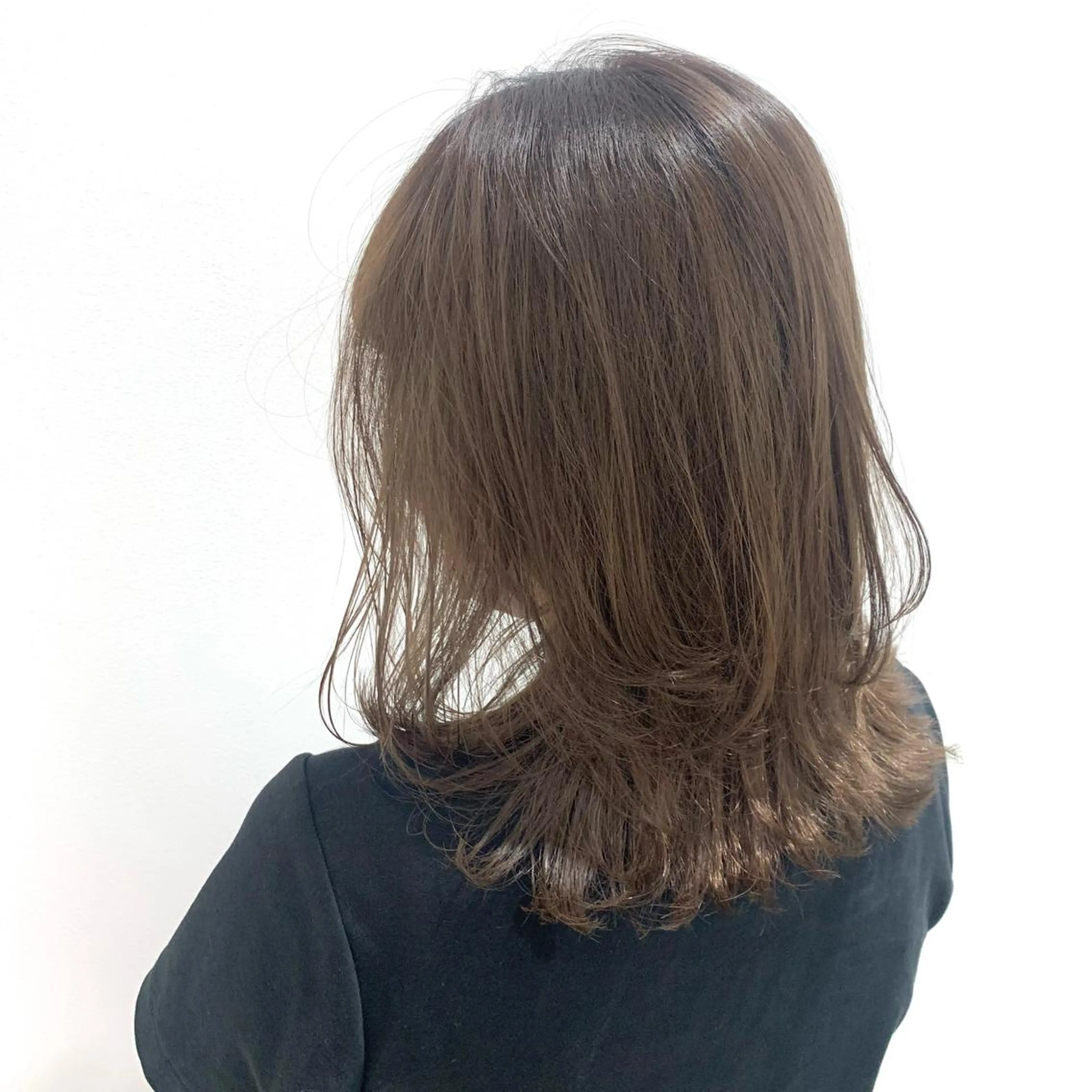 ミディアム カラー カット ヘアカラー トリートメント ボブ/美髪矯正 /佐藤　奈巳のヘアスタイル