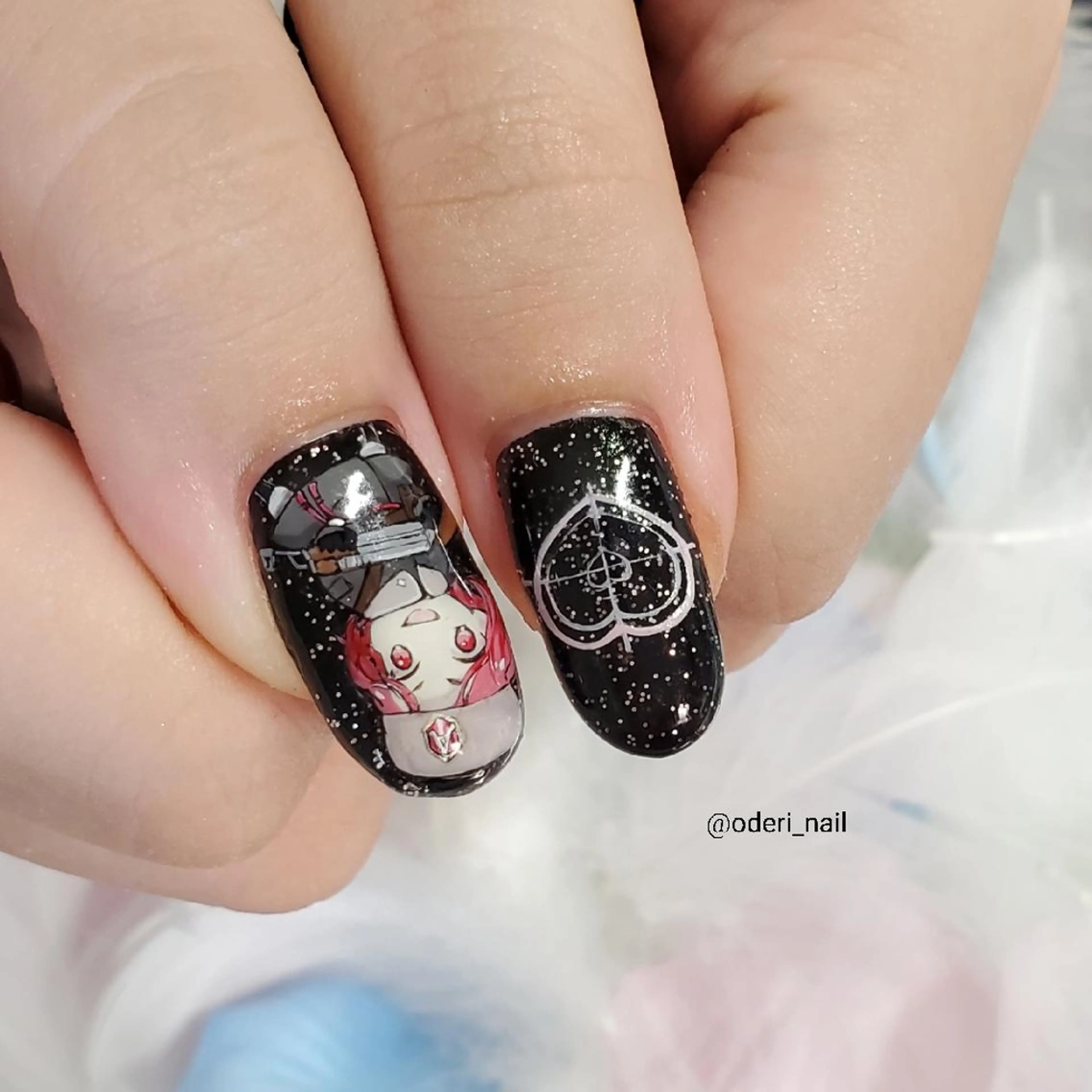 ネイル アートネイル ジェルネイル おで@ oderi_nailのネイルデザイン