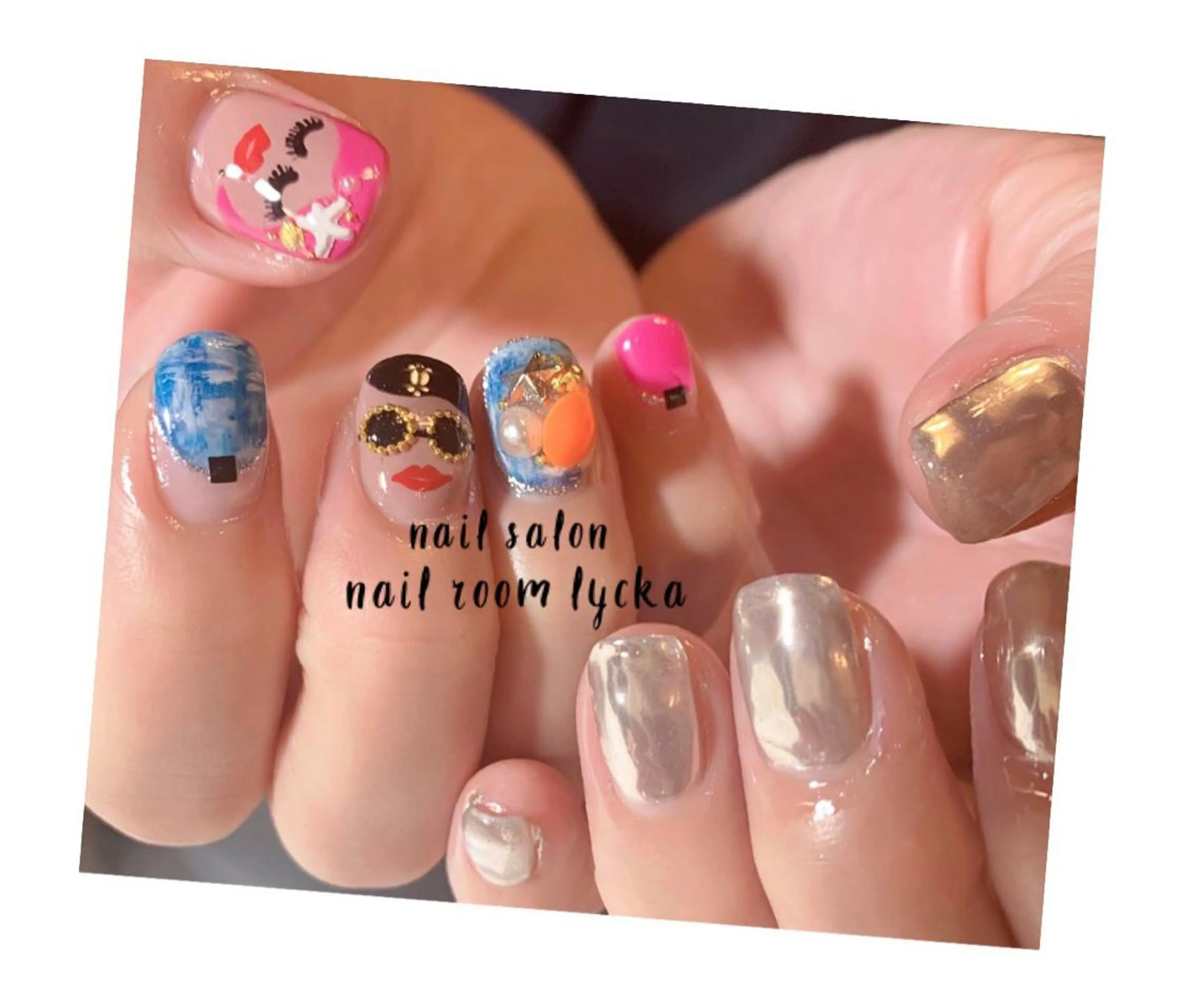 ネイル ﾈｲﾙﾙｰﾑﾘｯｶ 𝐦𝐚𝐲𝐮のネイルデザイン