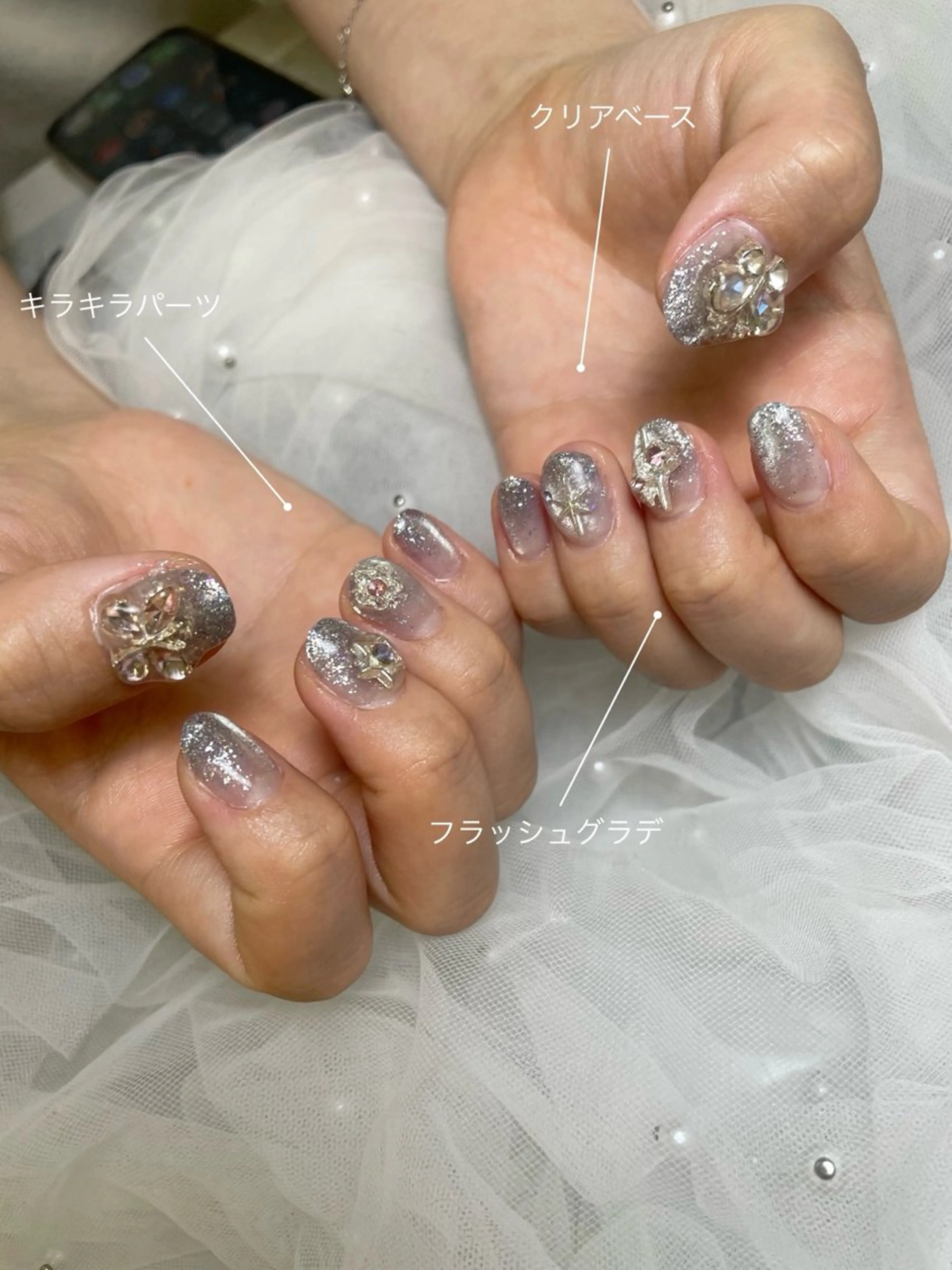 ネイル ハンドネイル フットネイル パーツたくさん🍓 SUMIのネイルデザイン