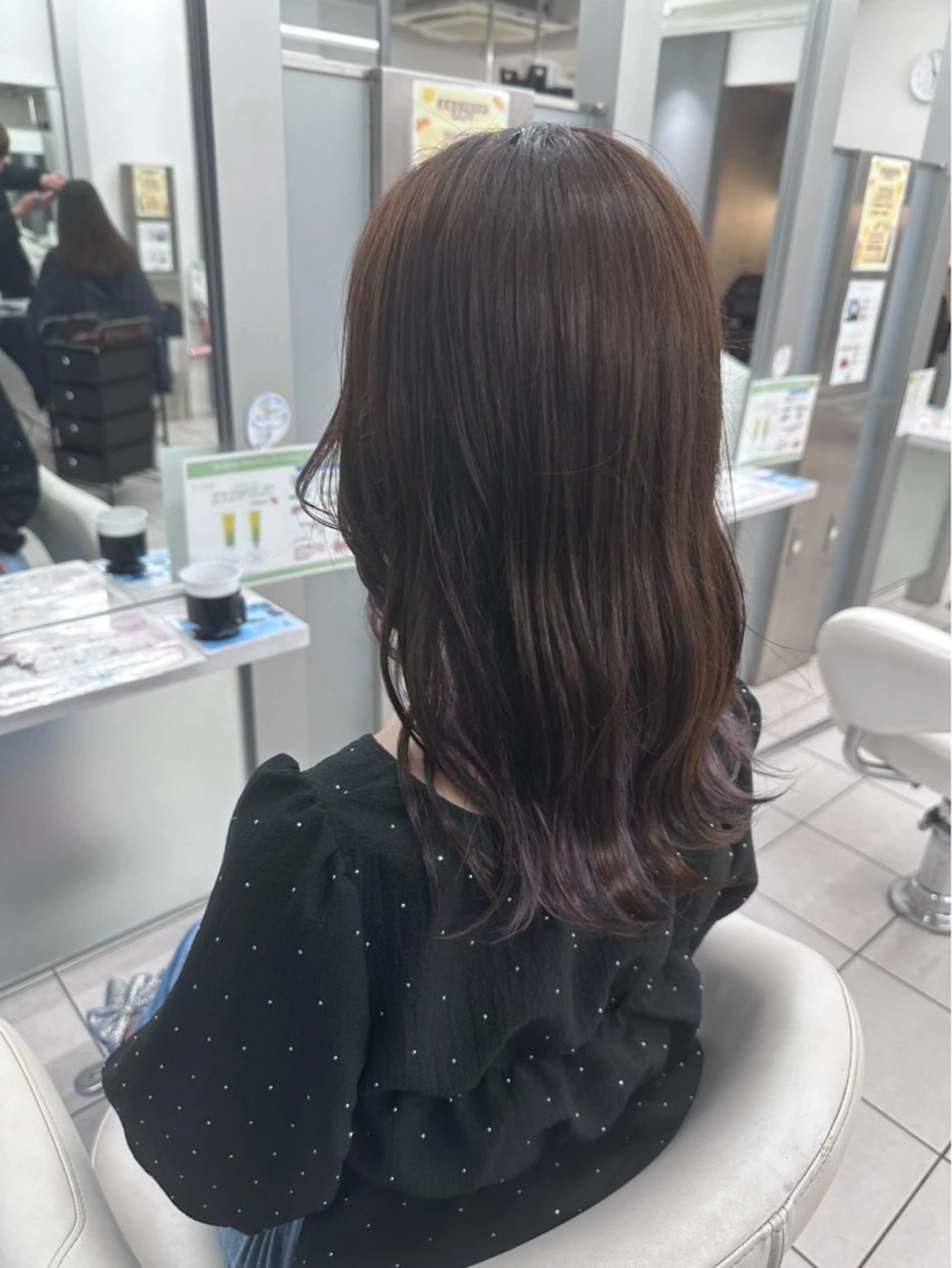ミディアム カット ヘアカラー 🪄ྀི Morita🩵ྀིのヘアスタイル