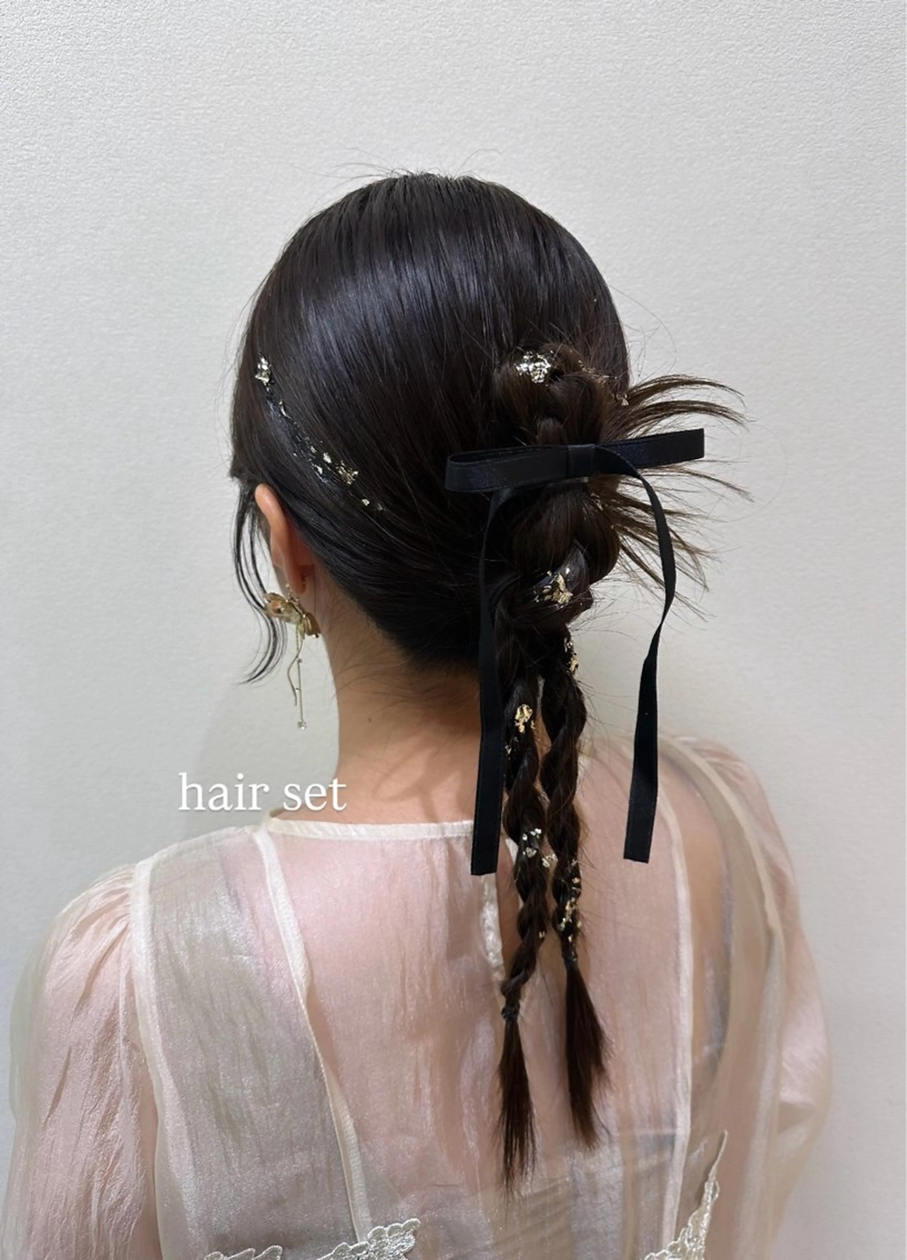 セミロング ヘアアレンジ 🇰🇷韓国スタイル レイヤー/ayanaのヘアスタイル