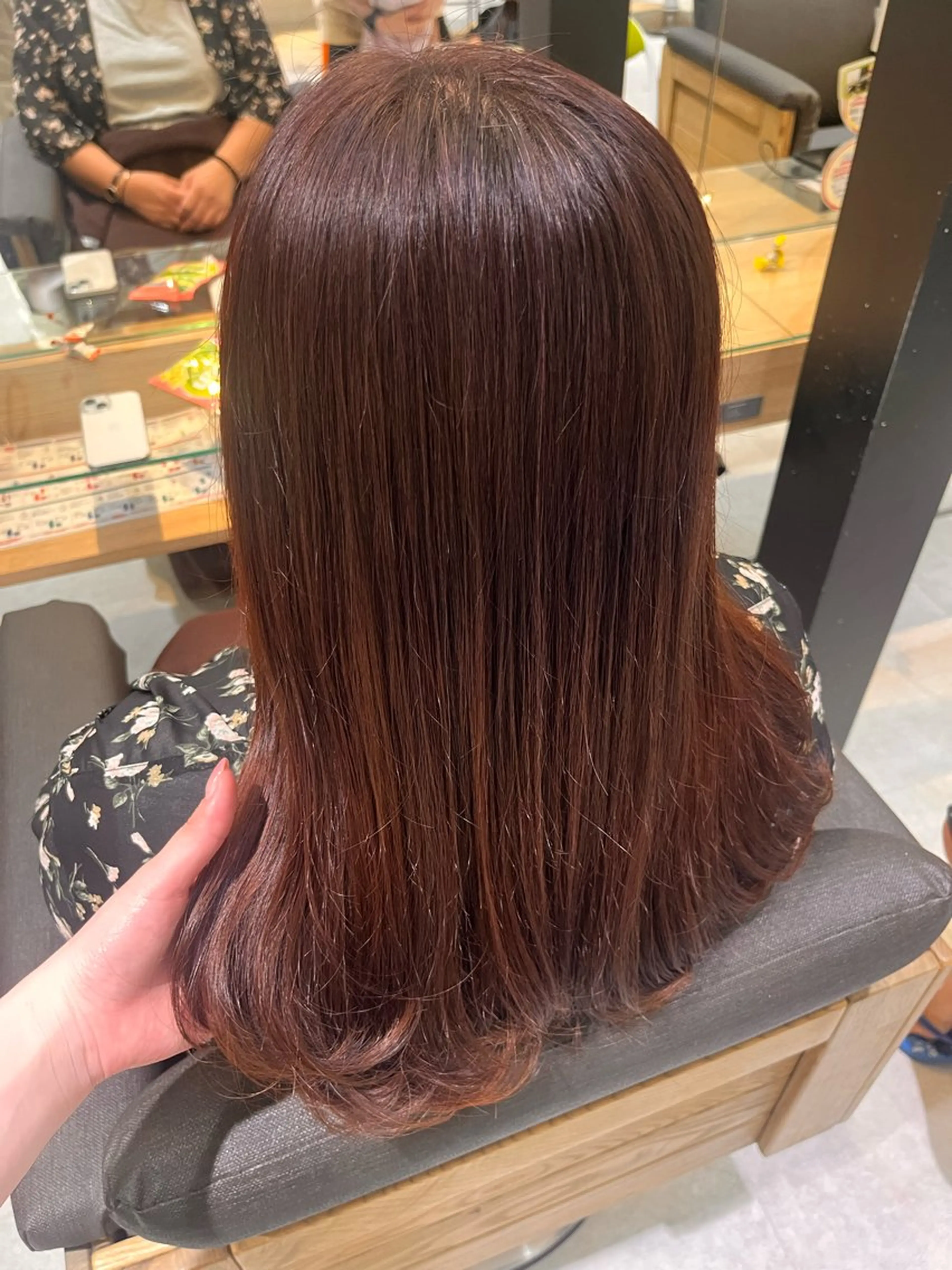 セミロング ヘアカラー 田中 もも🍑のヘアスタイル