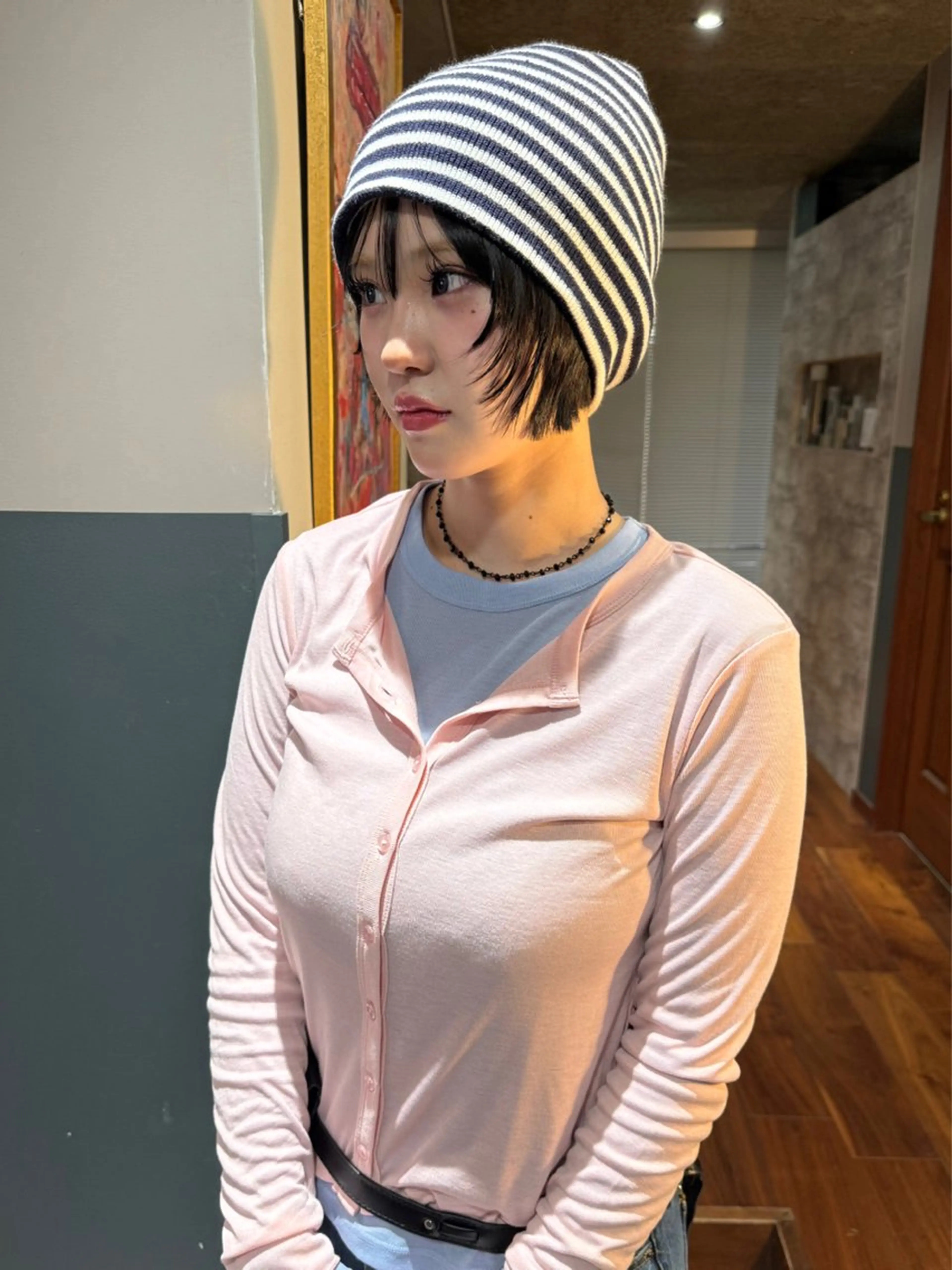 ショート カラー 似合わせカット カット ヘアカラー トリートメント mai / linoah˚✧のヘアスタイル