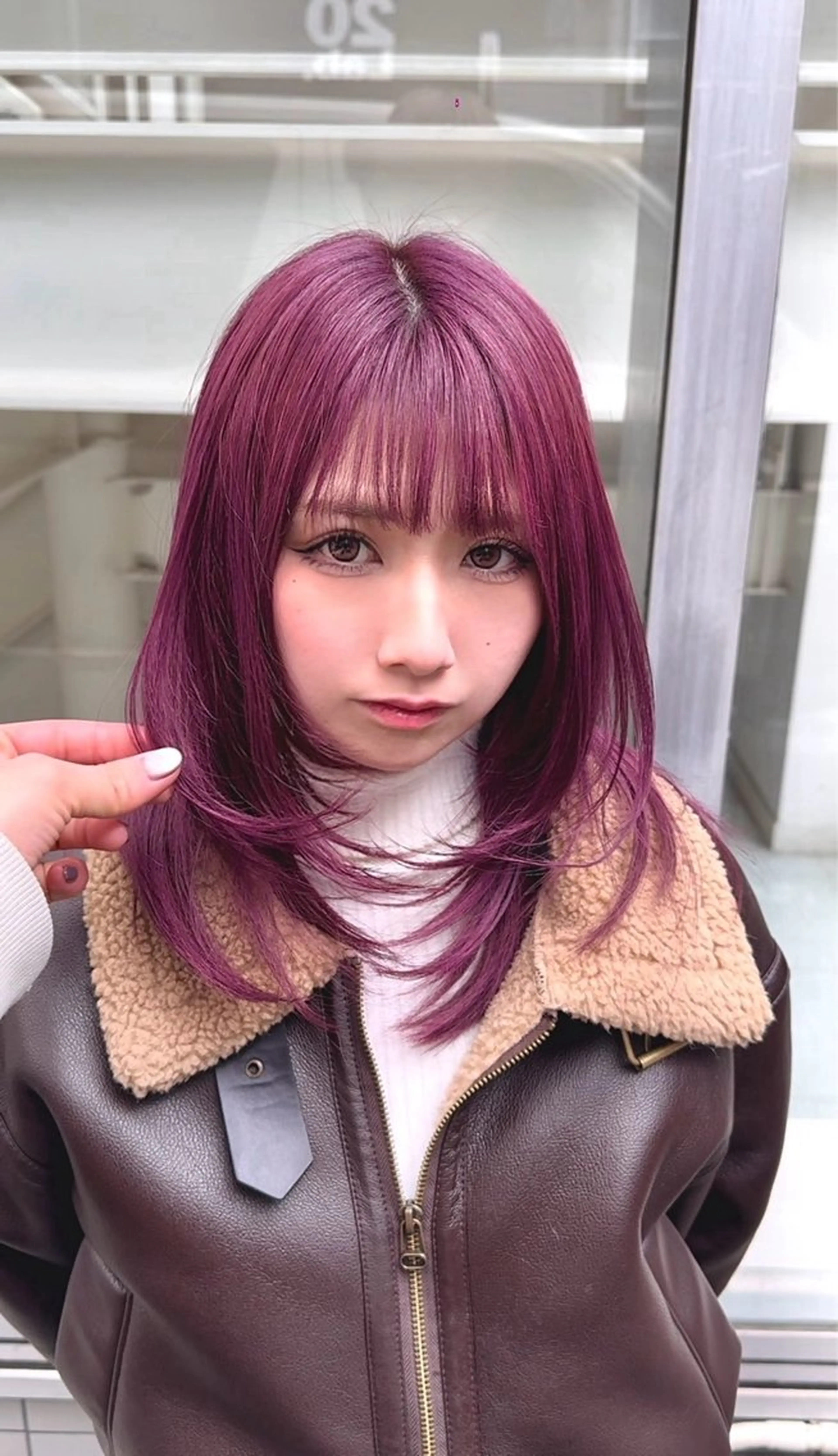 ミディアム ヘアカラー chill_ KAZUKIのヘアスタイル