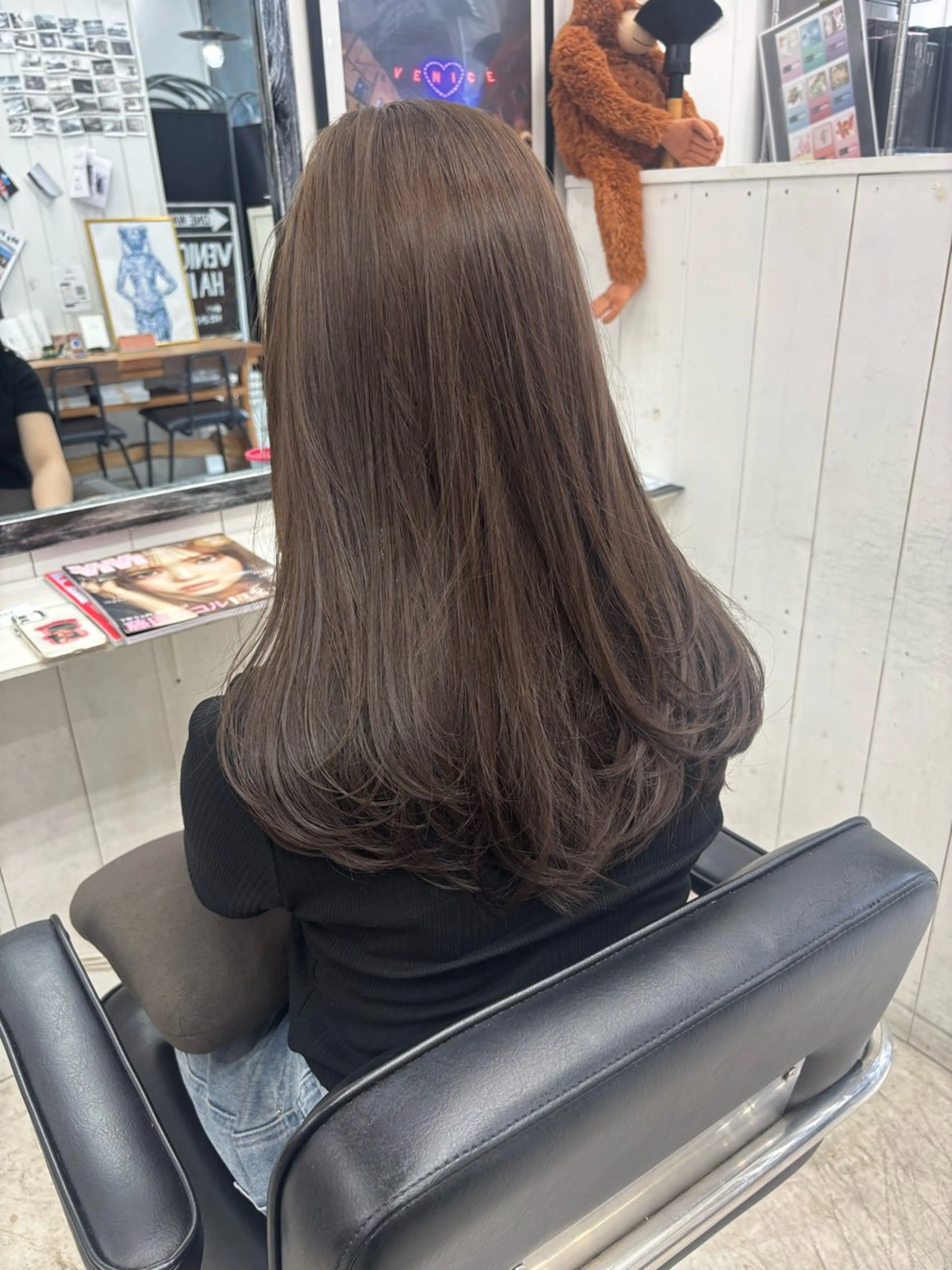 セミロング ヘアカラー 永野 瑛大のヘアスタイル