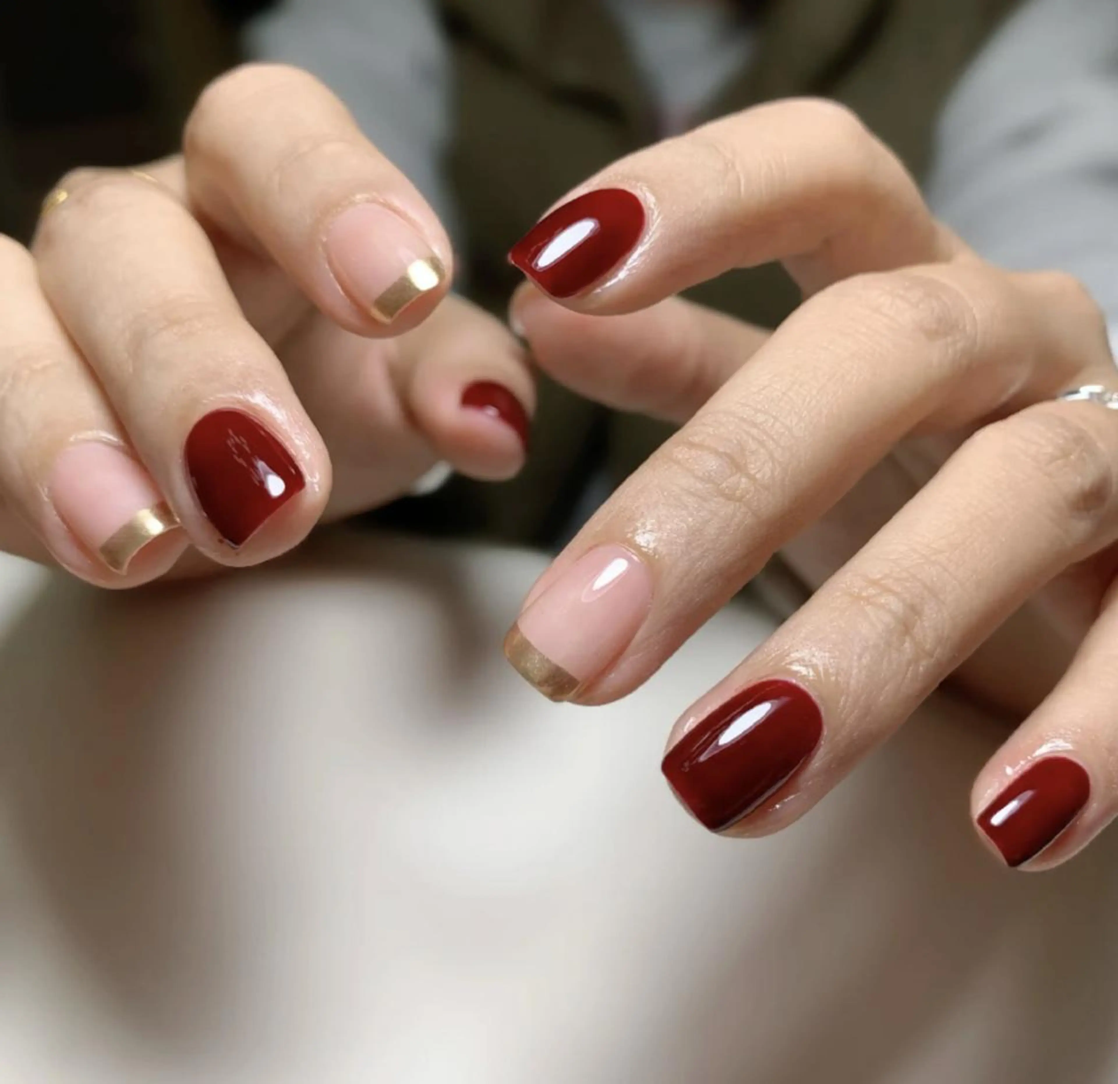 ネイル シンプルネイル Queen's ゆなのネイルデザイン