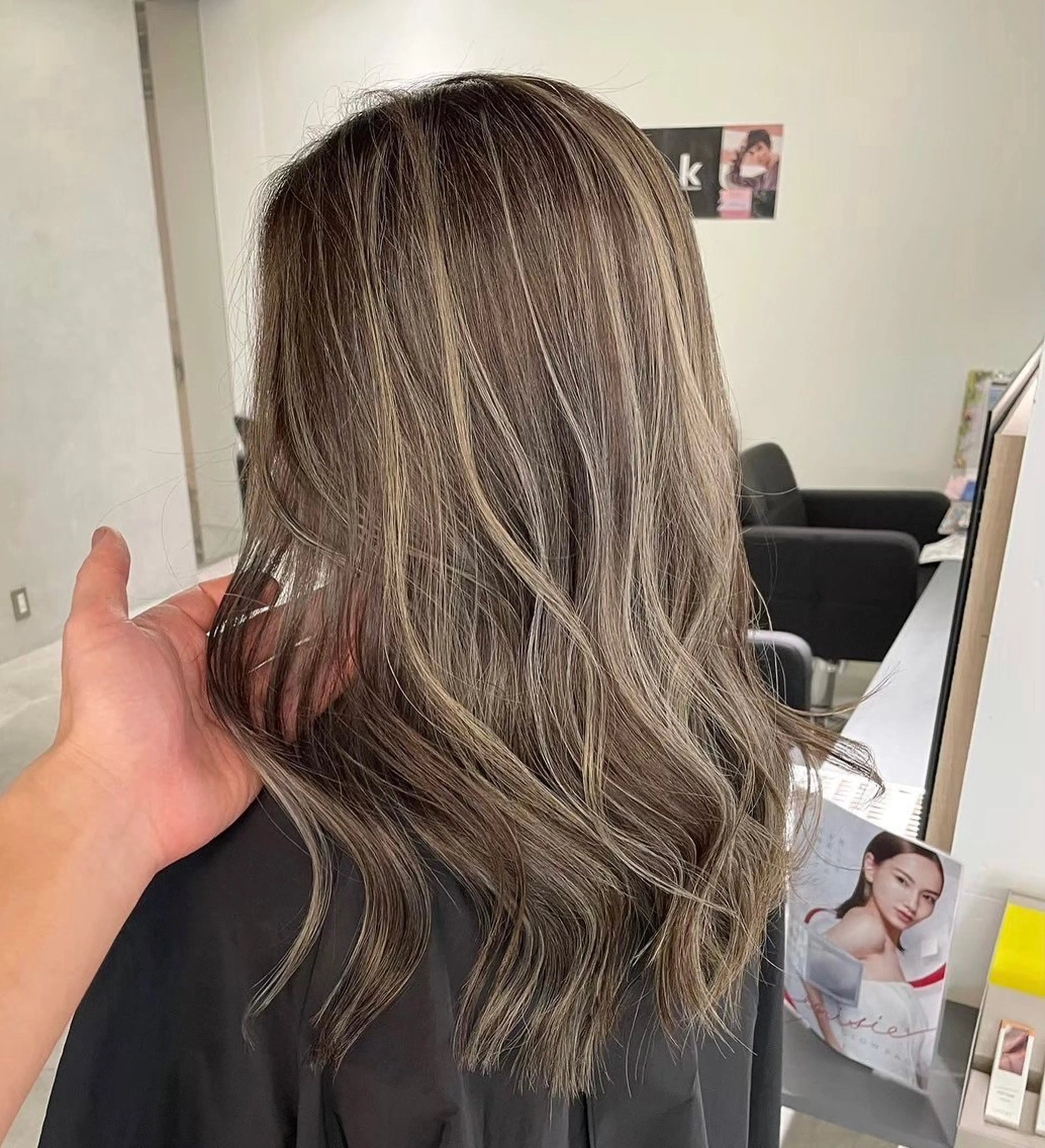 ミディアム 道場 聡夏のヘアスタイル