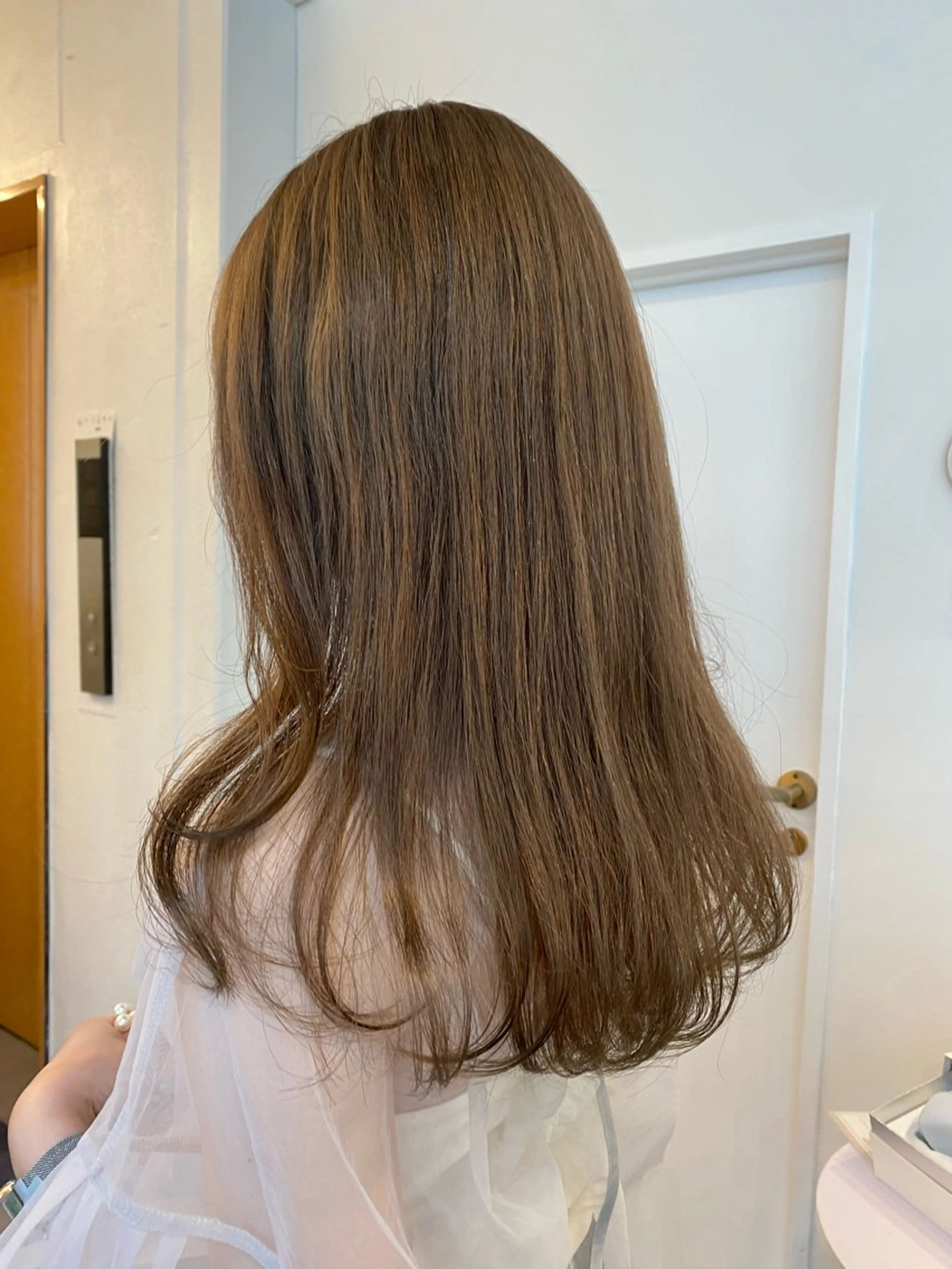 セミロング カラー ichika/福岡 /透明感カラー🤎のヘアスタイル