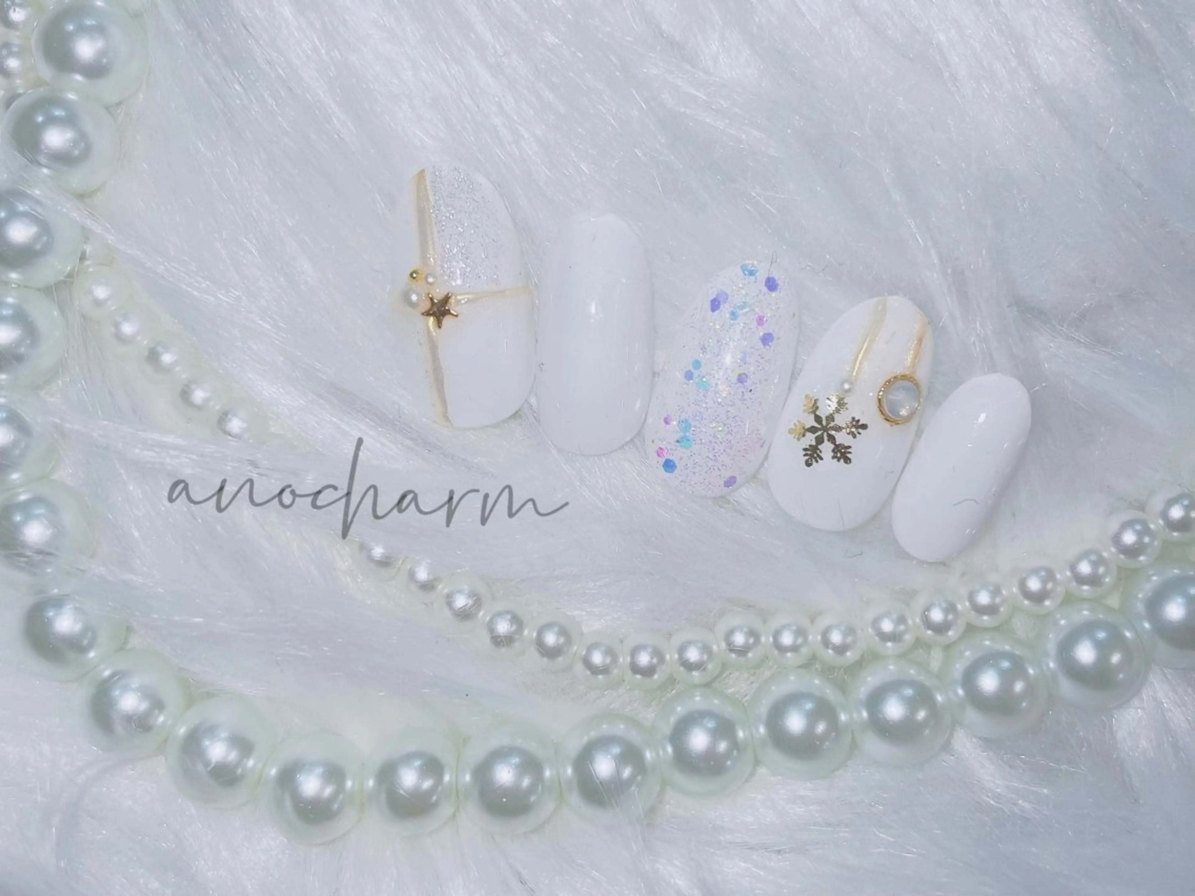 ネイル ハンドネイル anocharm _annaのマツエク・マツパデザイン