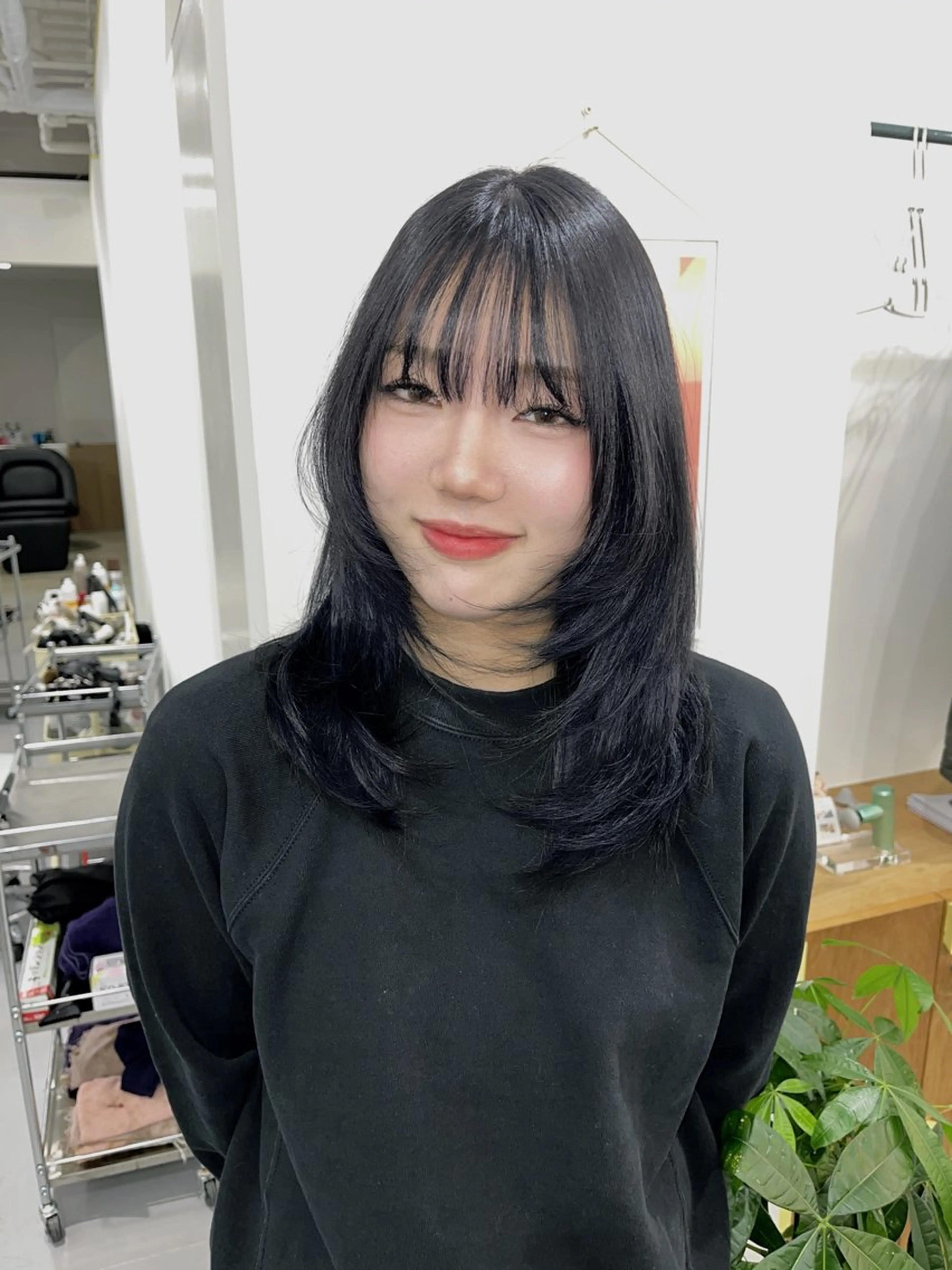 ミディアム KUTEN岐阜カラー /Haoのヘアスタイル