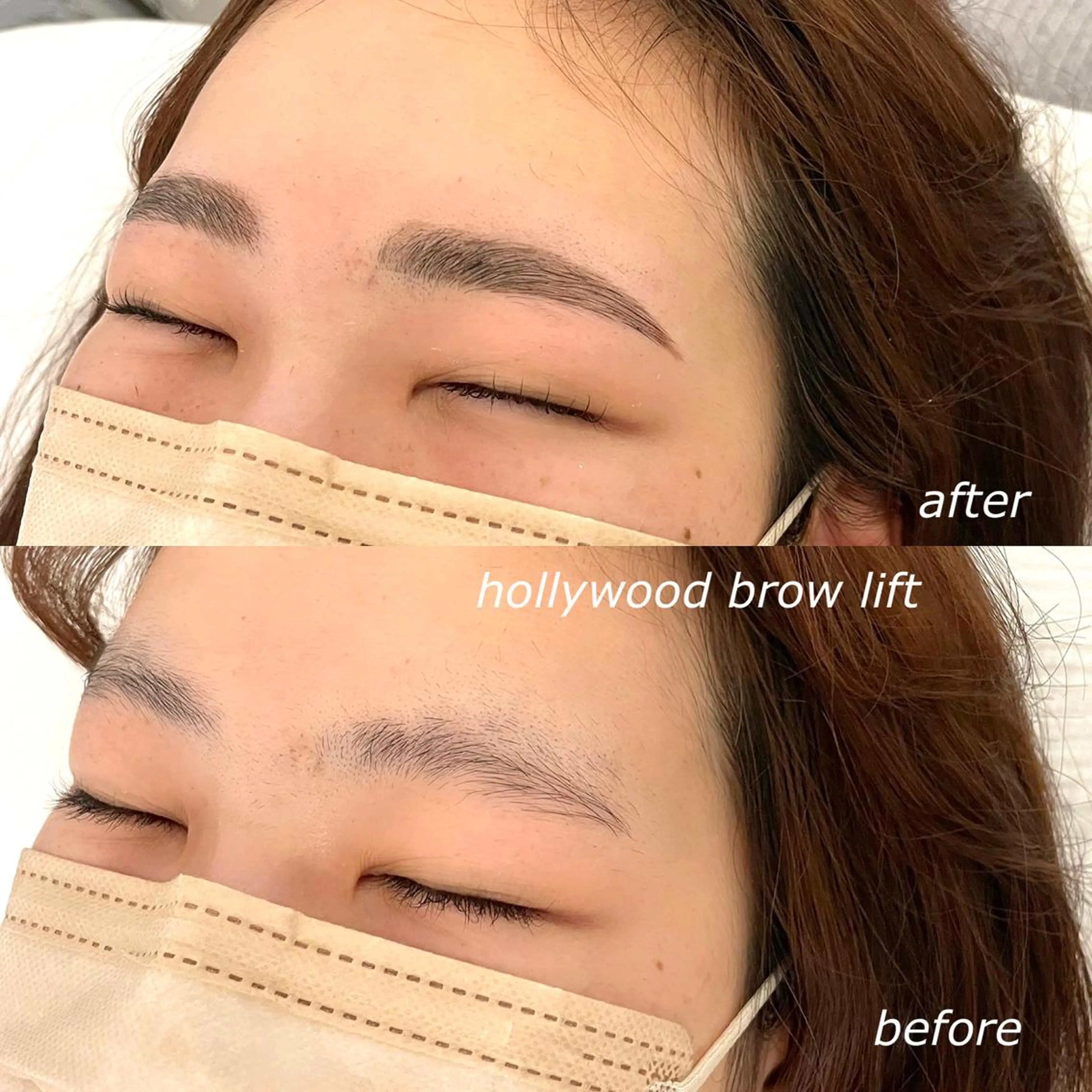 アイブロウ ハリウッドブロウリフト 吉祥寺kasumi 🌛eye/browのマツエク・マツパデザイン