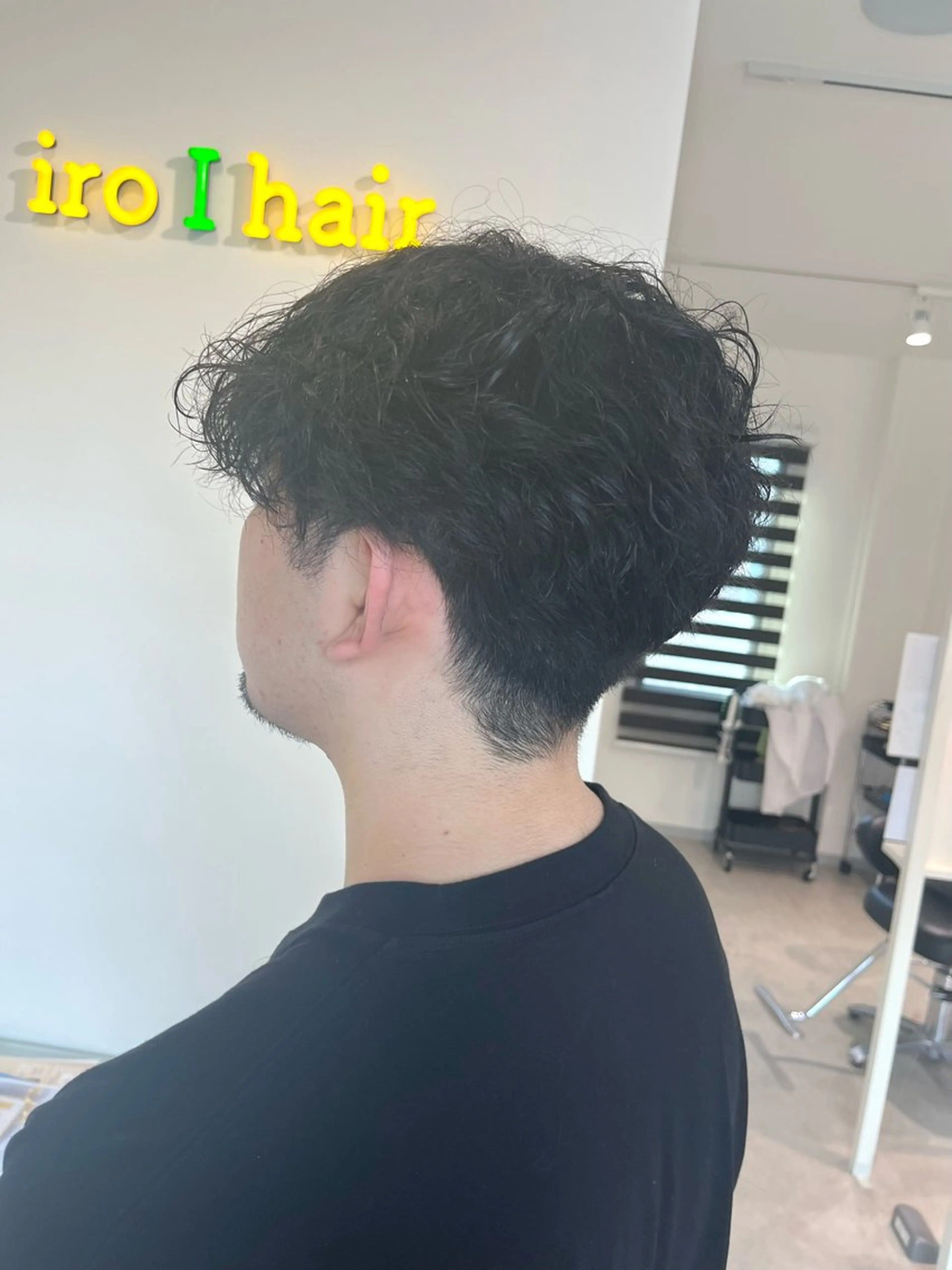 ショート パーマ カット パーマ トリートメント イロアイヘアー Renのヘアスタイル