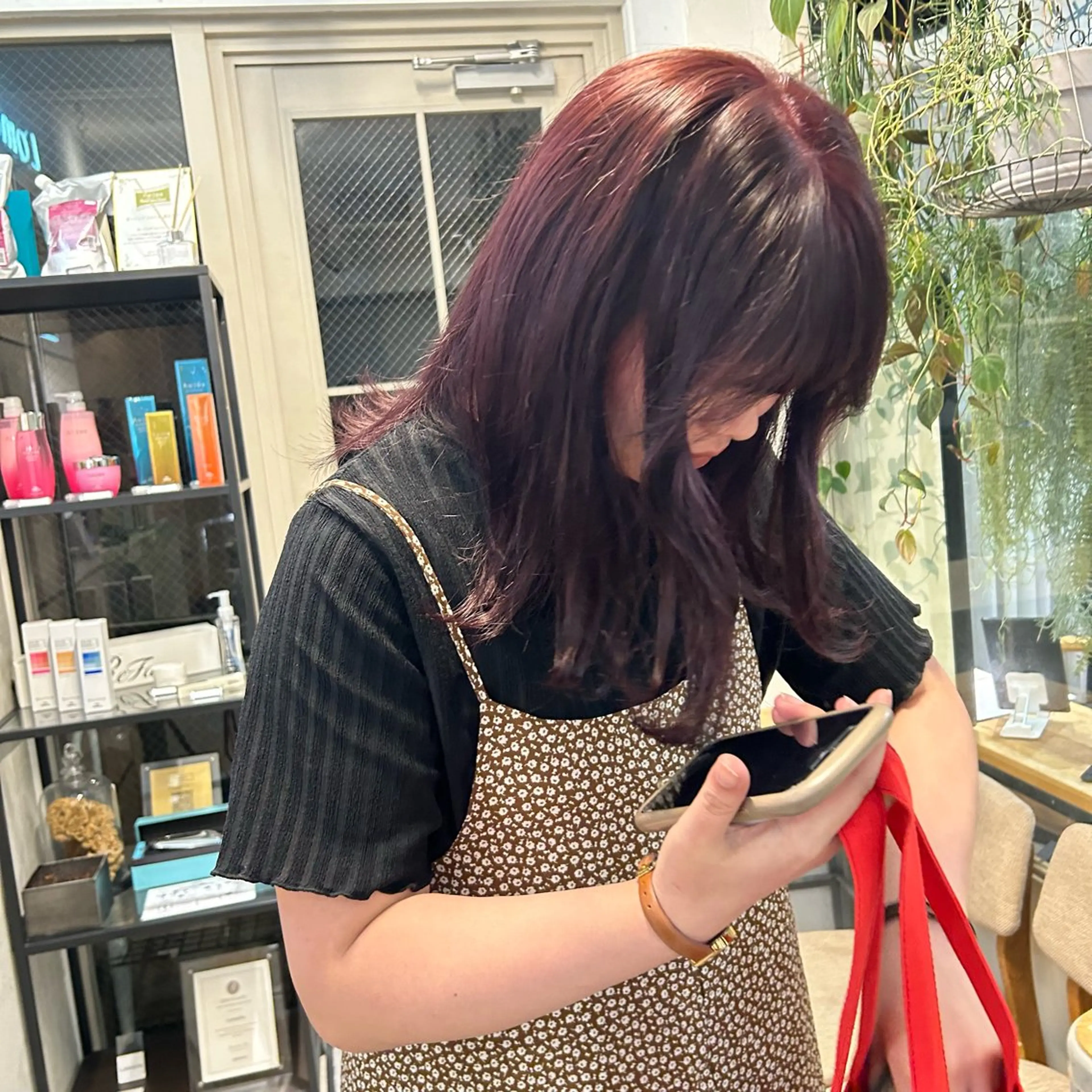 ミディアム カラー ヘアカラー じゅわっと暖色カラー 🍊Moemiのヘアスタイル