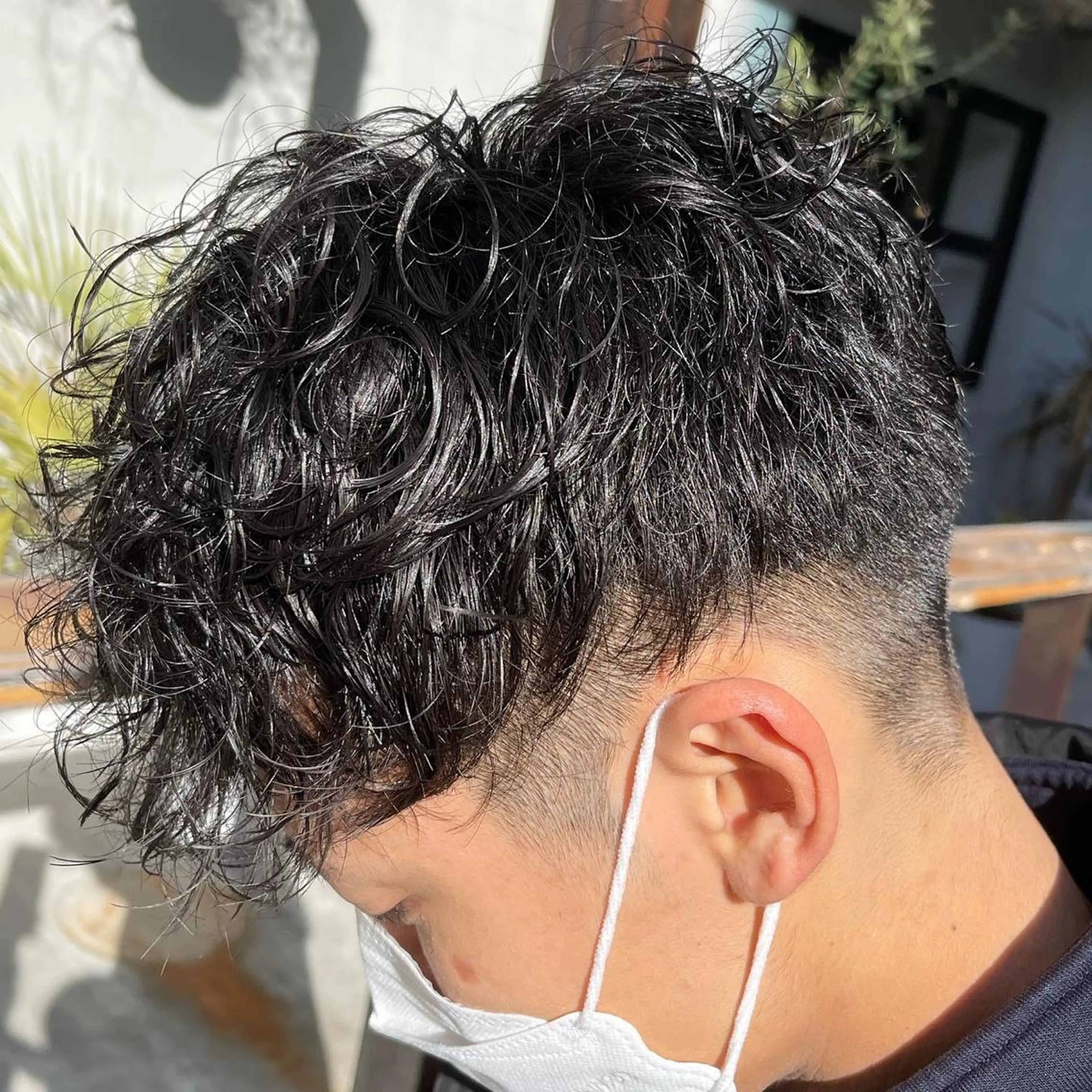 パーマ メンズ メンズパーマ スペインカール 縮毛・酸性ストレート 特化のヘアスタイル