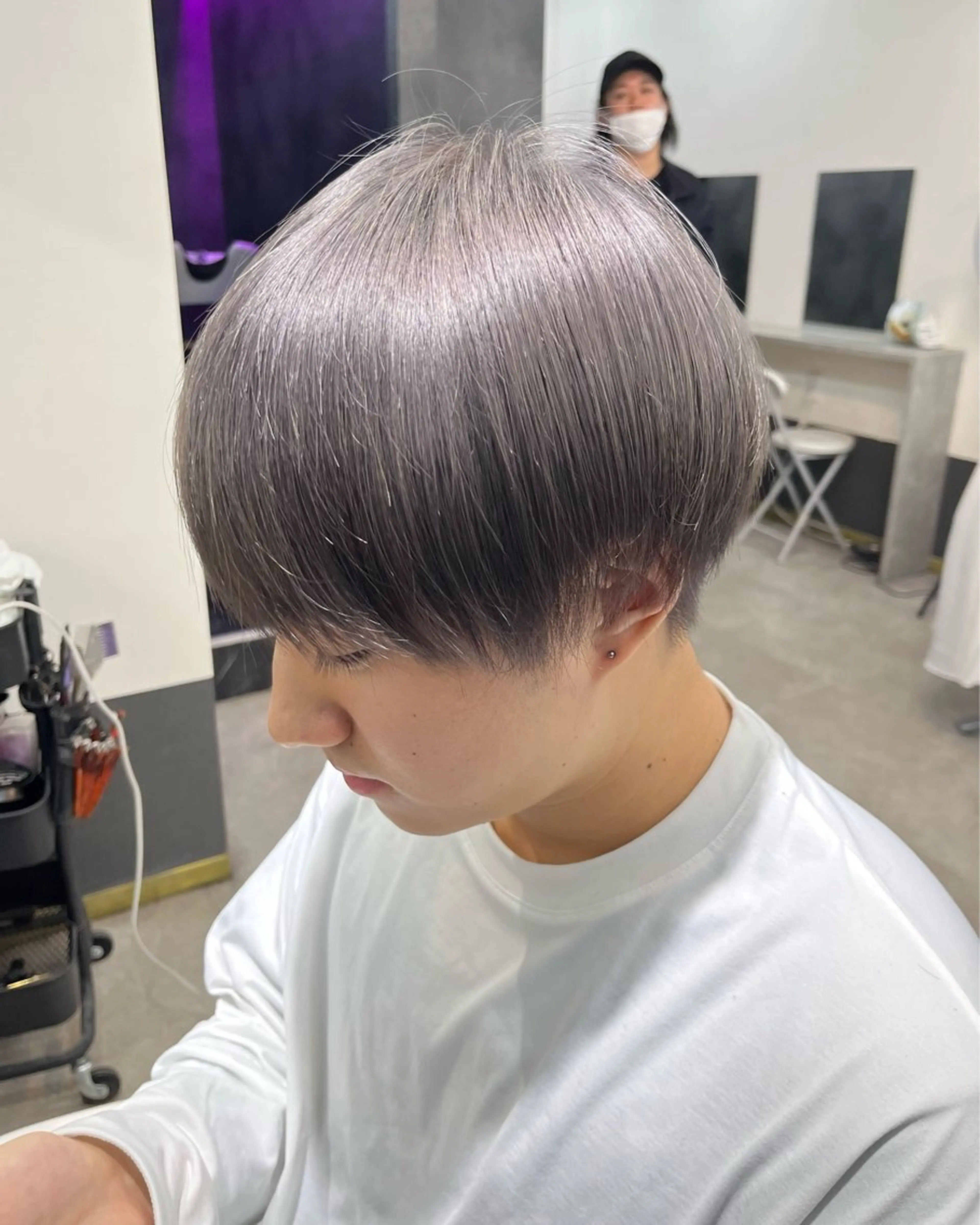 カラー メンズ ヘアカラー メンズカットカラー 心斎橋/松平和樹のヘアスタイル