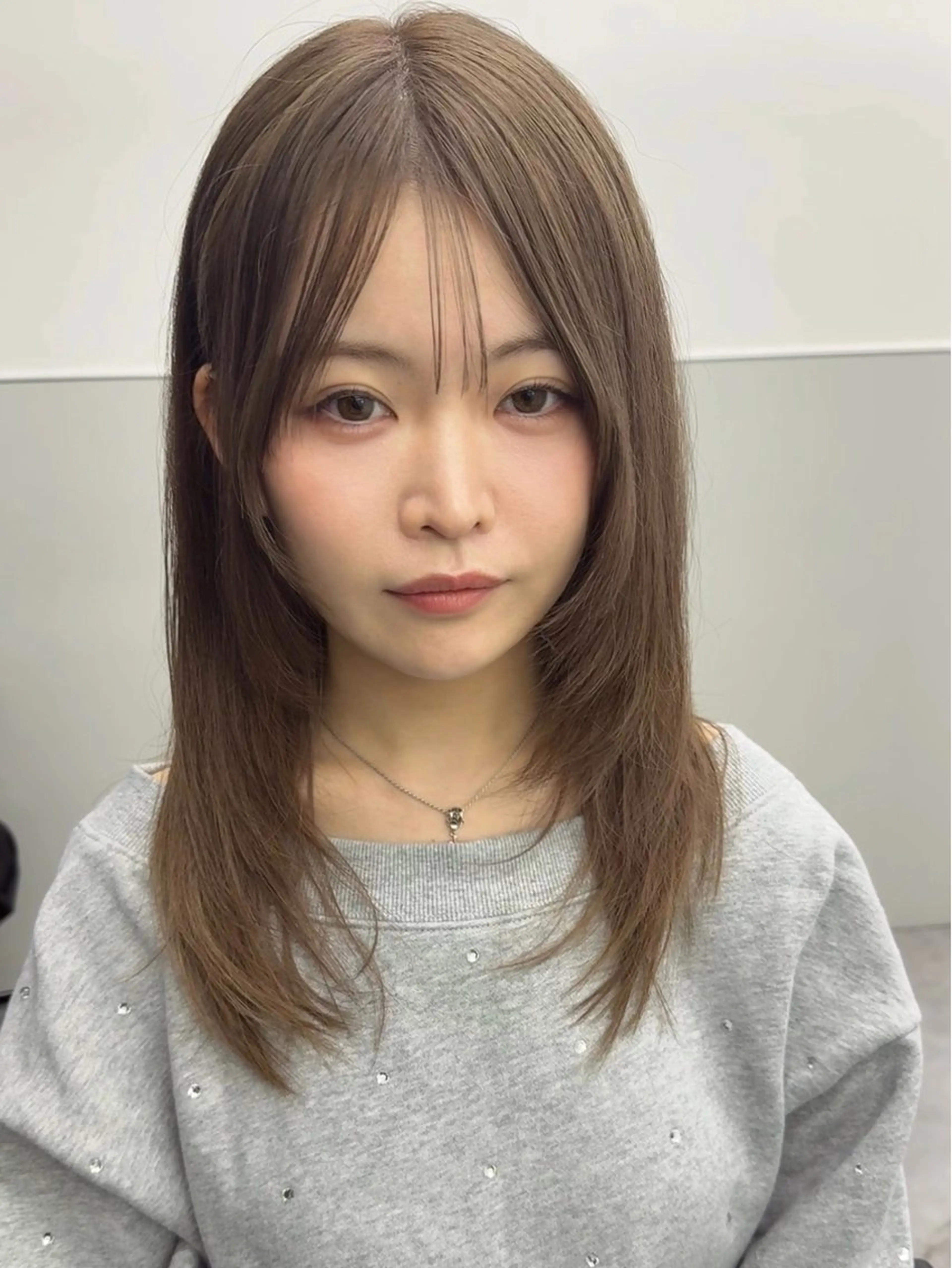 ロング カラー レイヤーカット カット ヘアカラー トリートメント 韓国ヘア🇰🇷 スズキのヘアスタイル