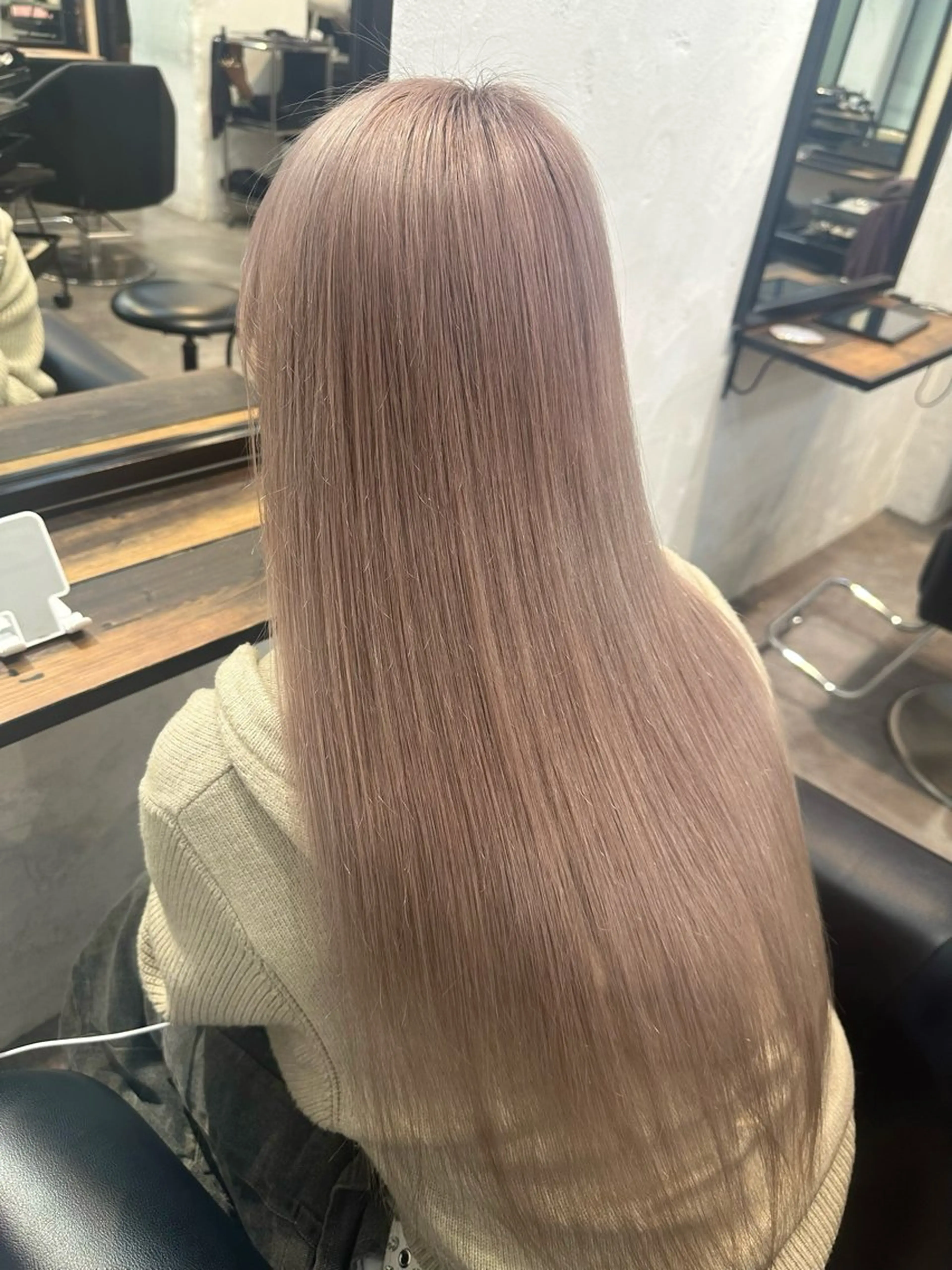 ロング カラー ヘアカラー トリートメント 🫧シールエクステ/ 艶カラー🫧アサミ️のヘアスタイル