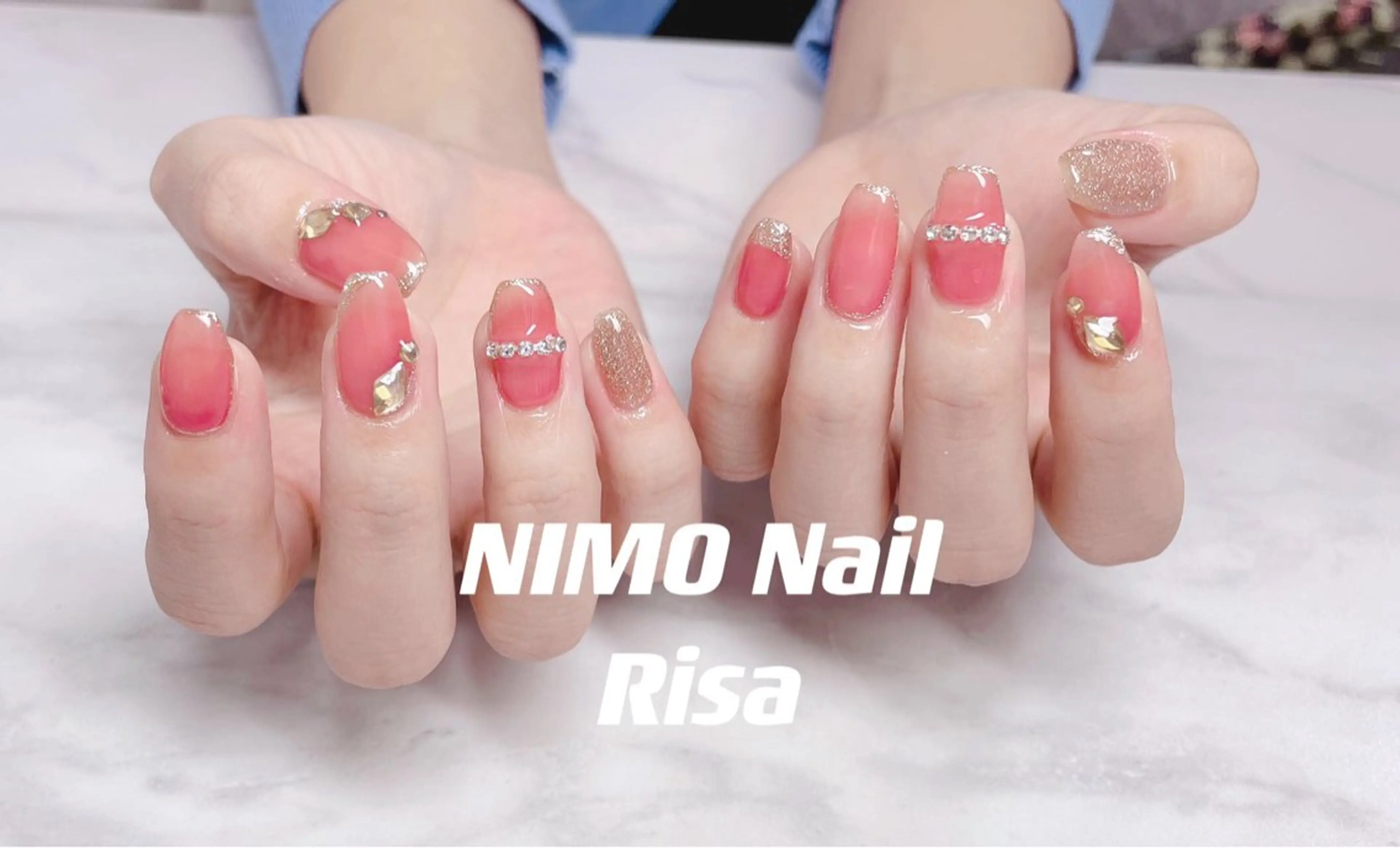 ネイル ハンドネイル RI SA☀️ リサのネイルデザイン