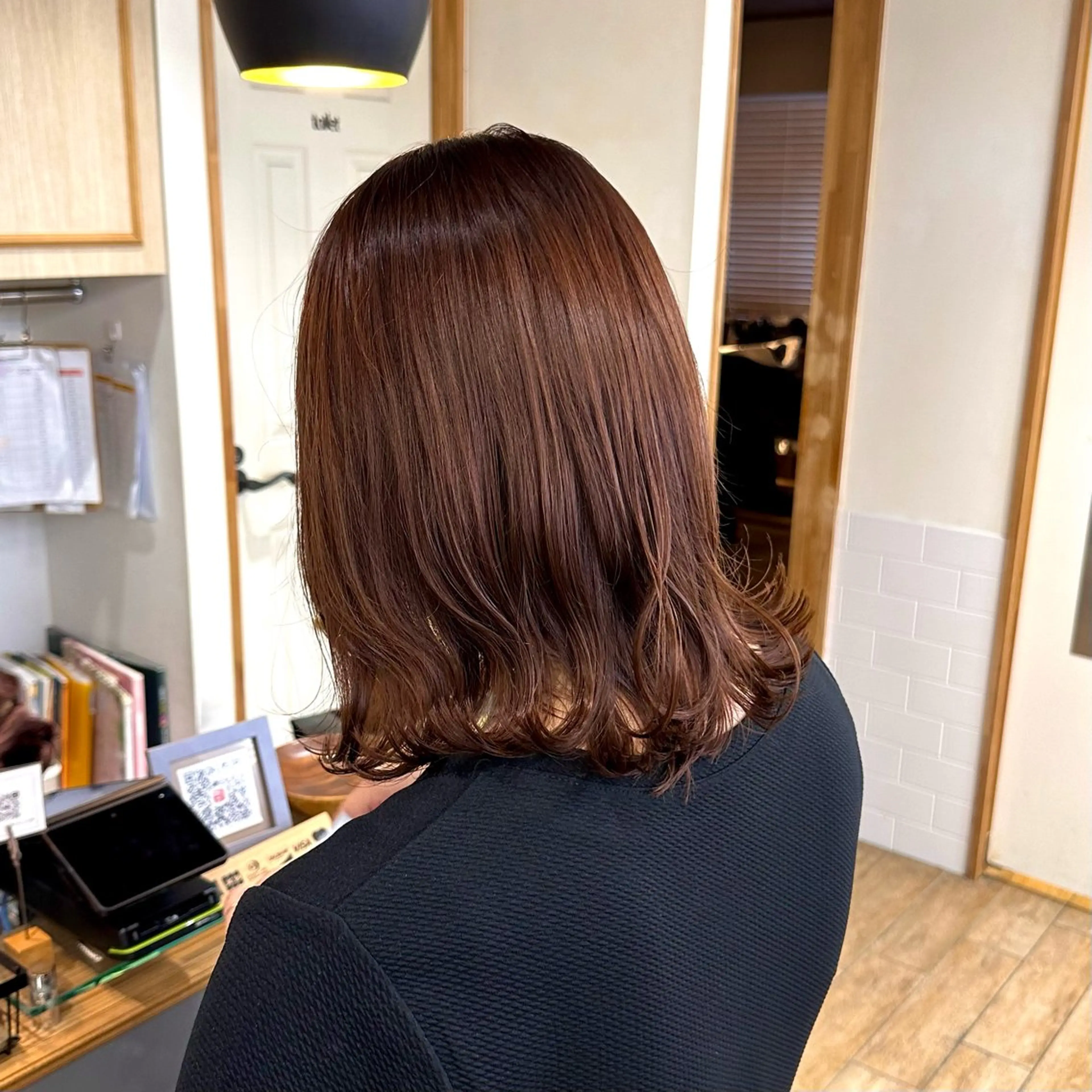 カラー 美髪縮毛矯正🫧 艶カラー/スズカのヘアスタイル