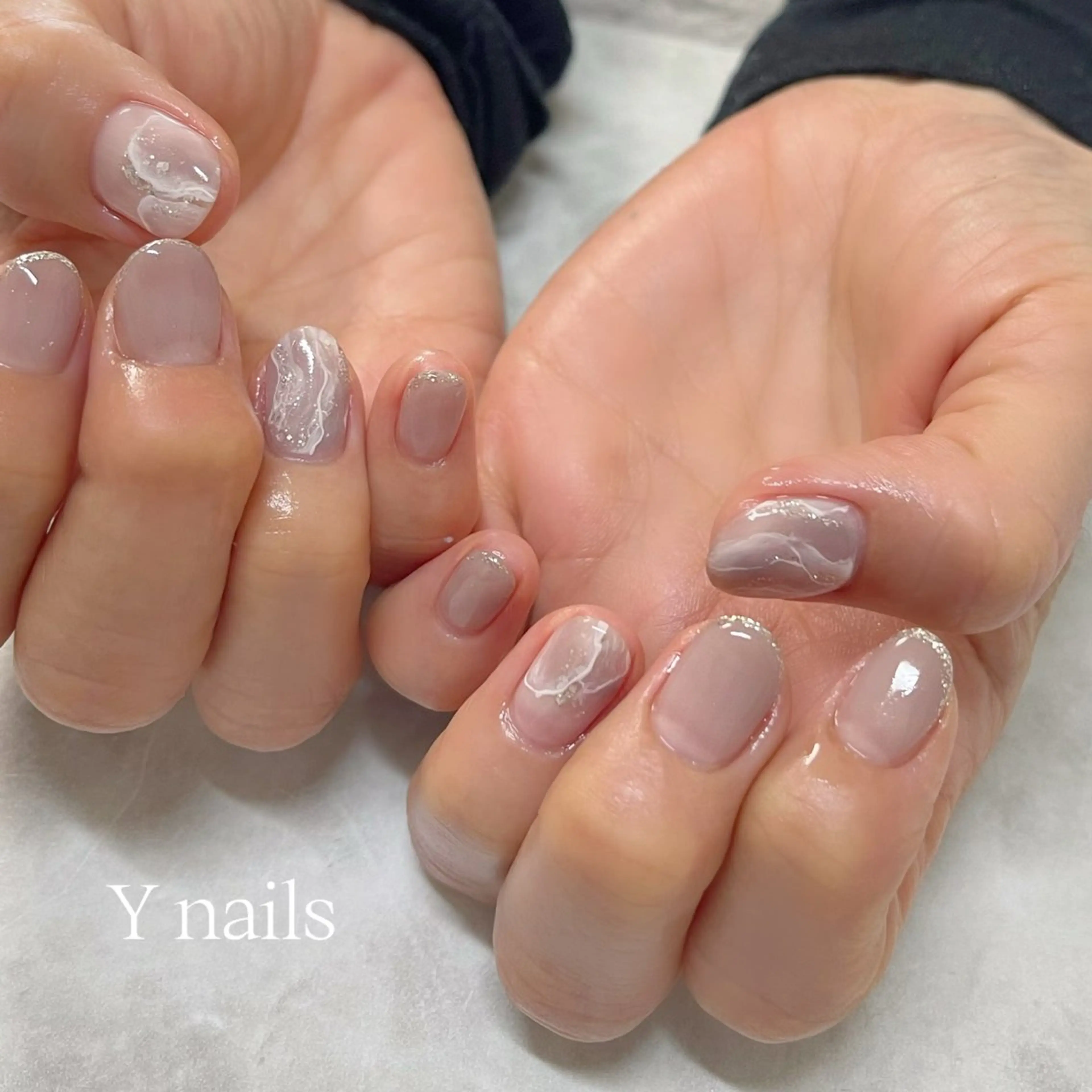 ネイル ニュアンスネイル ハンドネイル 沖縄 Y nailsのネイルデザイン