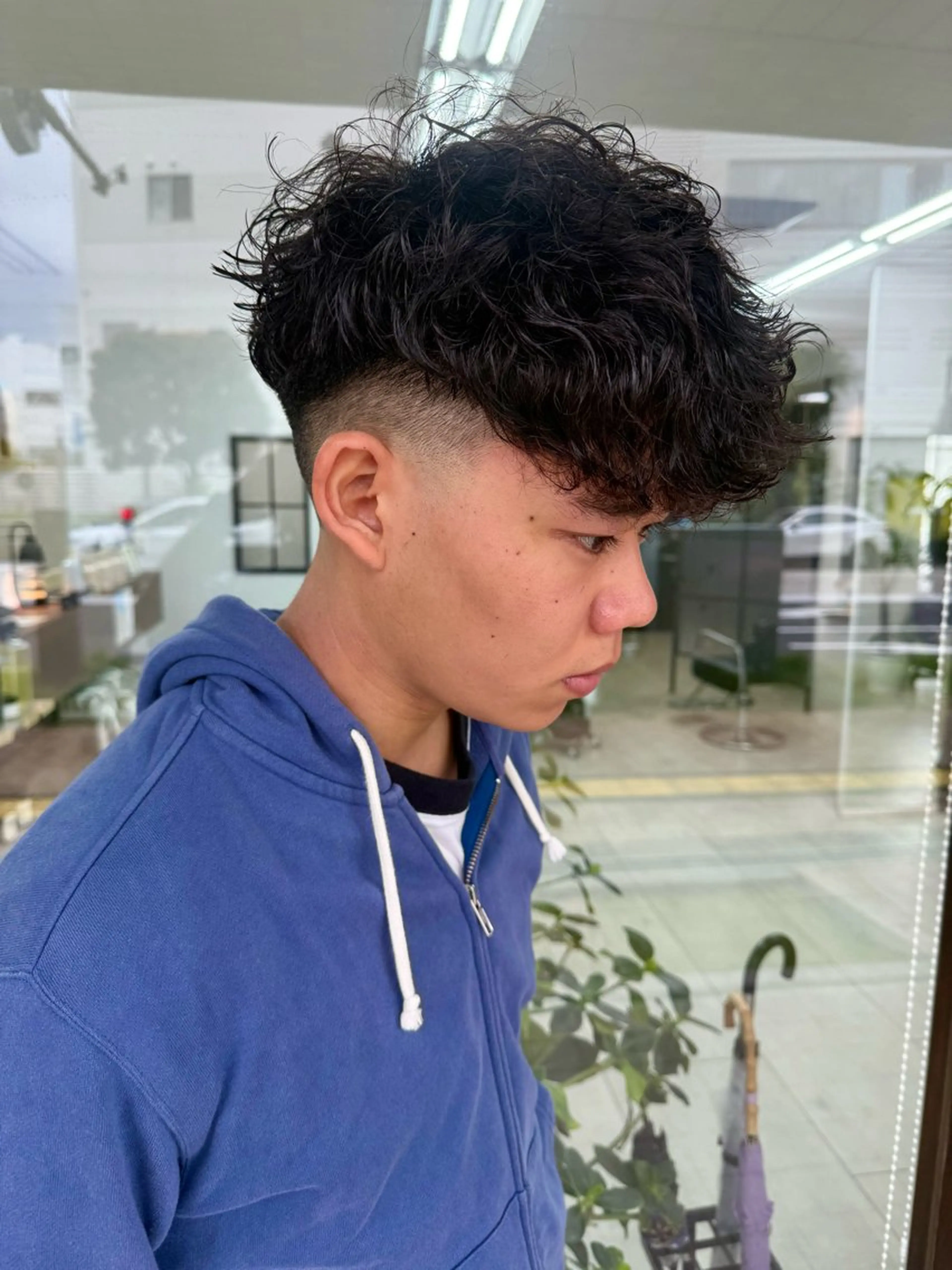 ショート パーマ メンズ スペインカール メンズパーマの達人 / タカシマダイスケのヘアスタイル