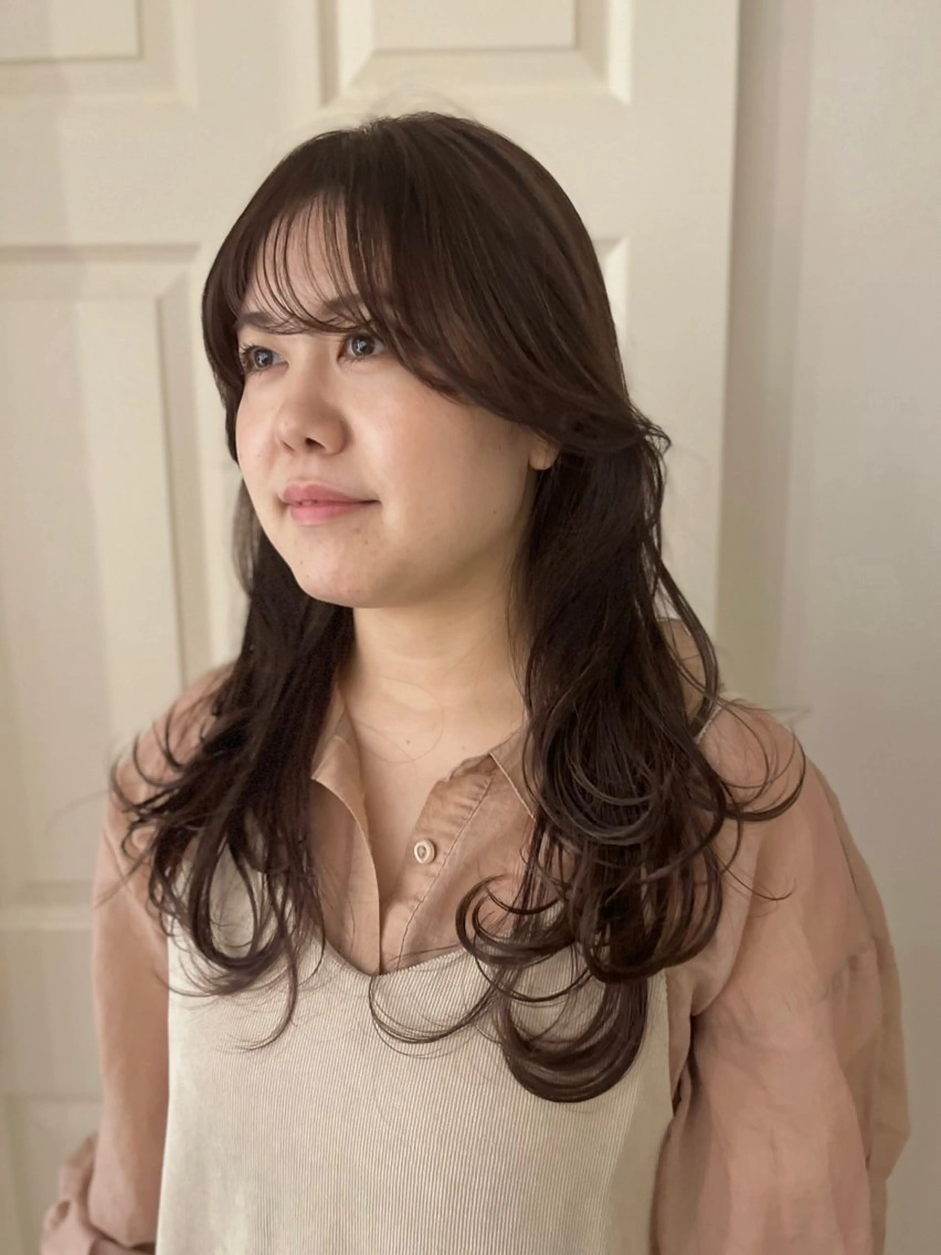 ロング カラー 艶髪/レイヤーカット /メンズ/野口緑のヘアスタイル