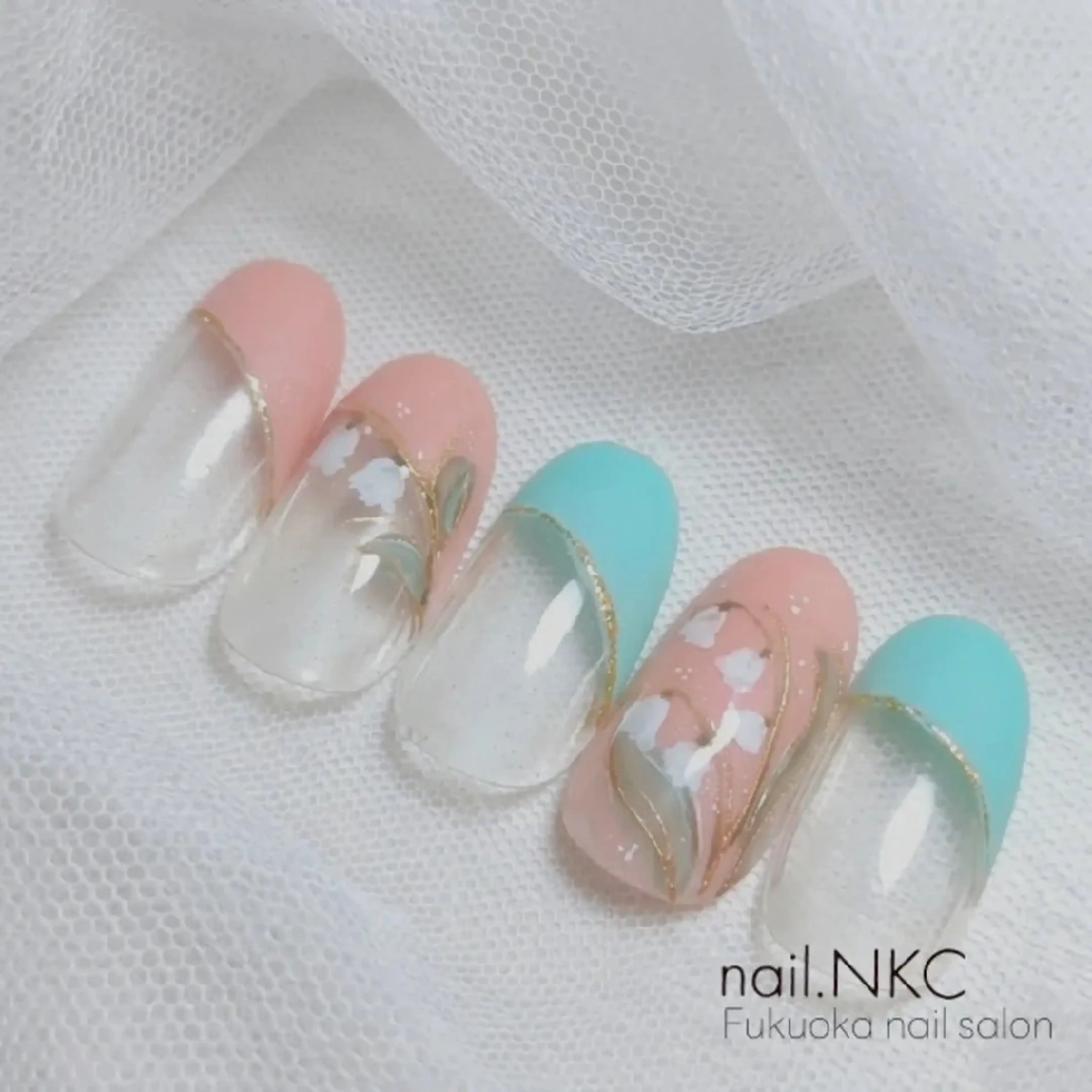 ネイル フレンチネイル nail.NKC ネイルエヌケーシーのネイルデザイン
