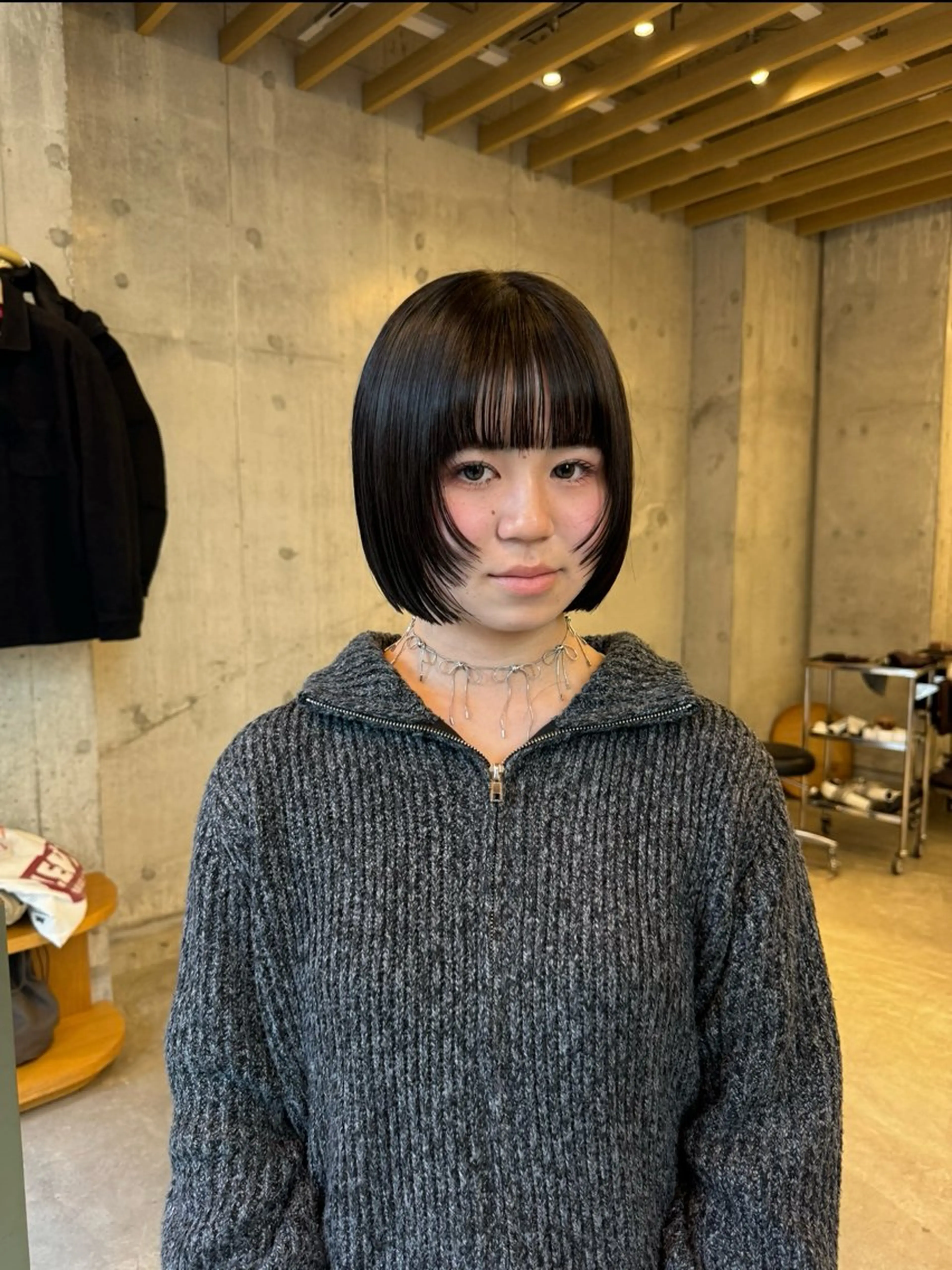 ミディアム カット Qin shaire salon 原宿所属・🌿パーマ/ボブ/ レイヤー/Mikiのヘアスタイル