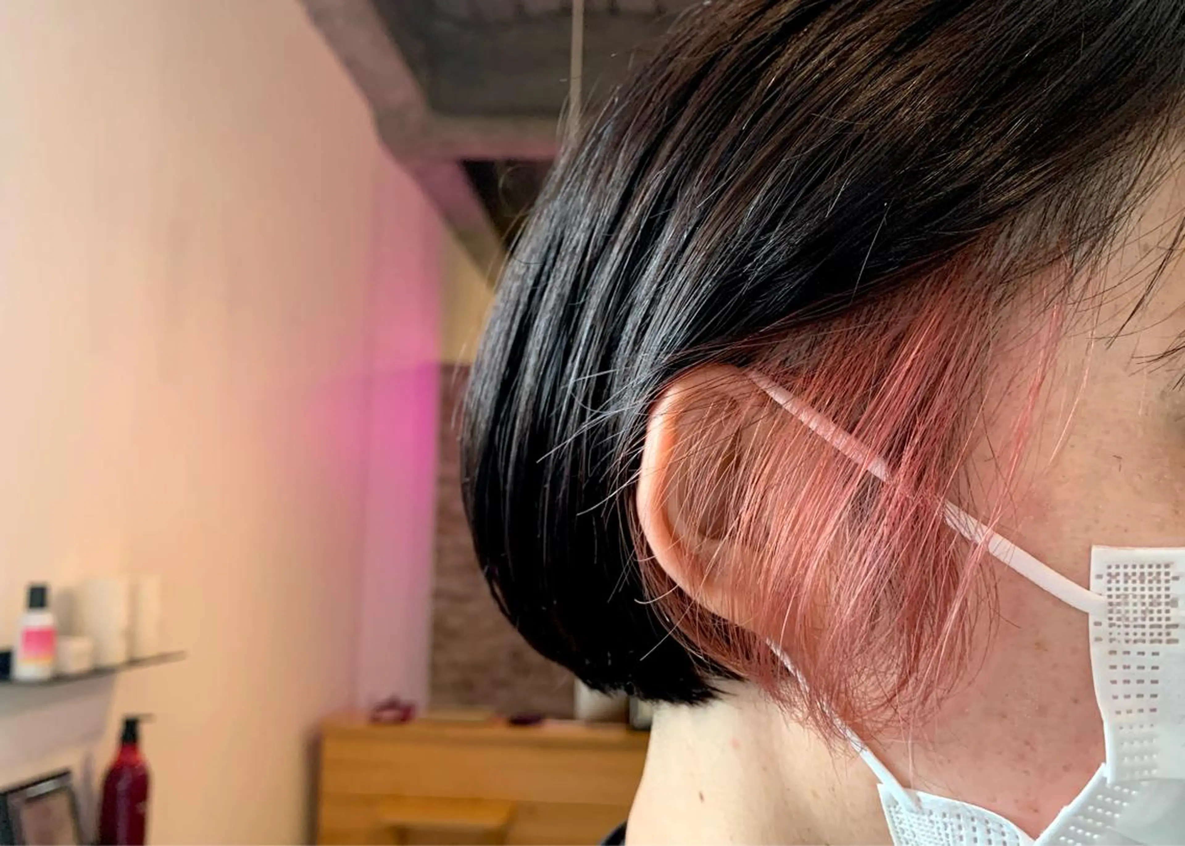 ミディアム 吉田 聡一のヘアスタイル