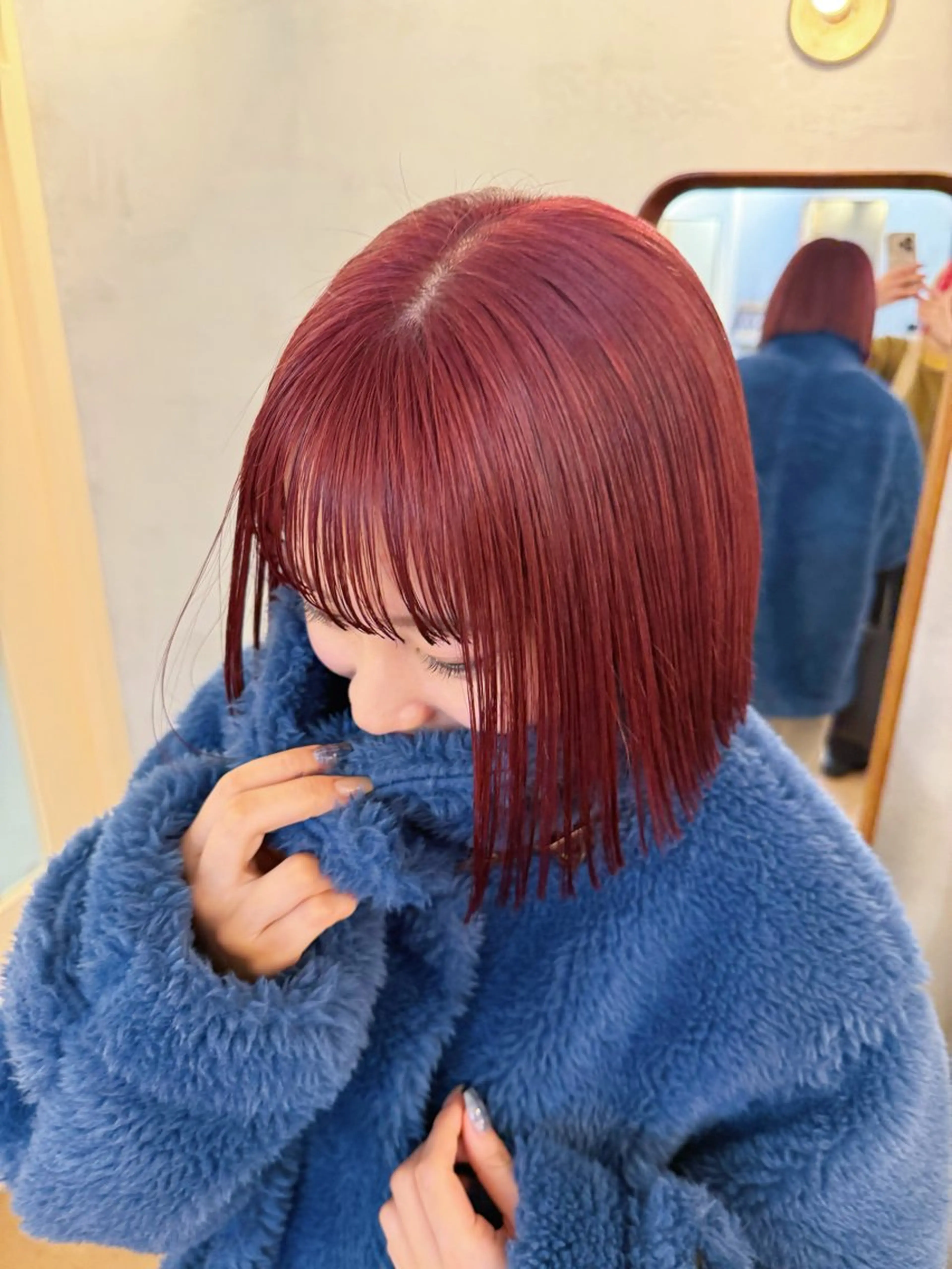 カラー ❤️アヤカ Wカラー ボブ レイヤー❤️のヘアスタイル
