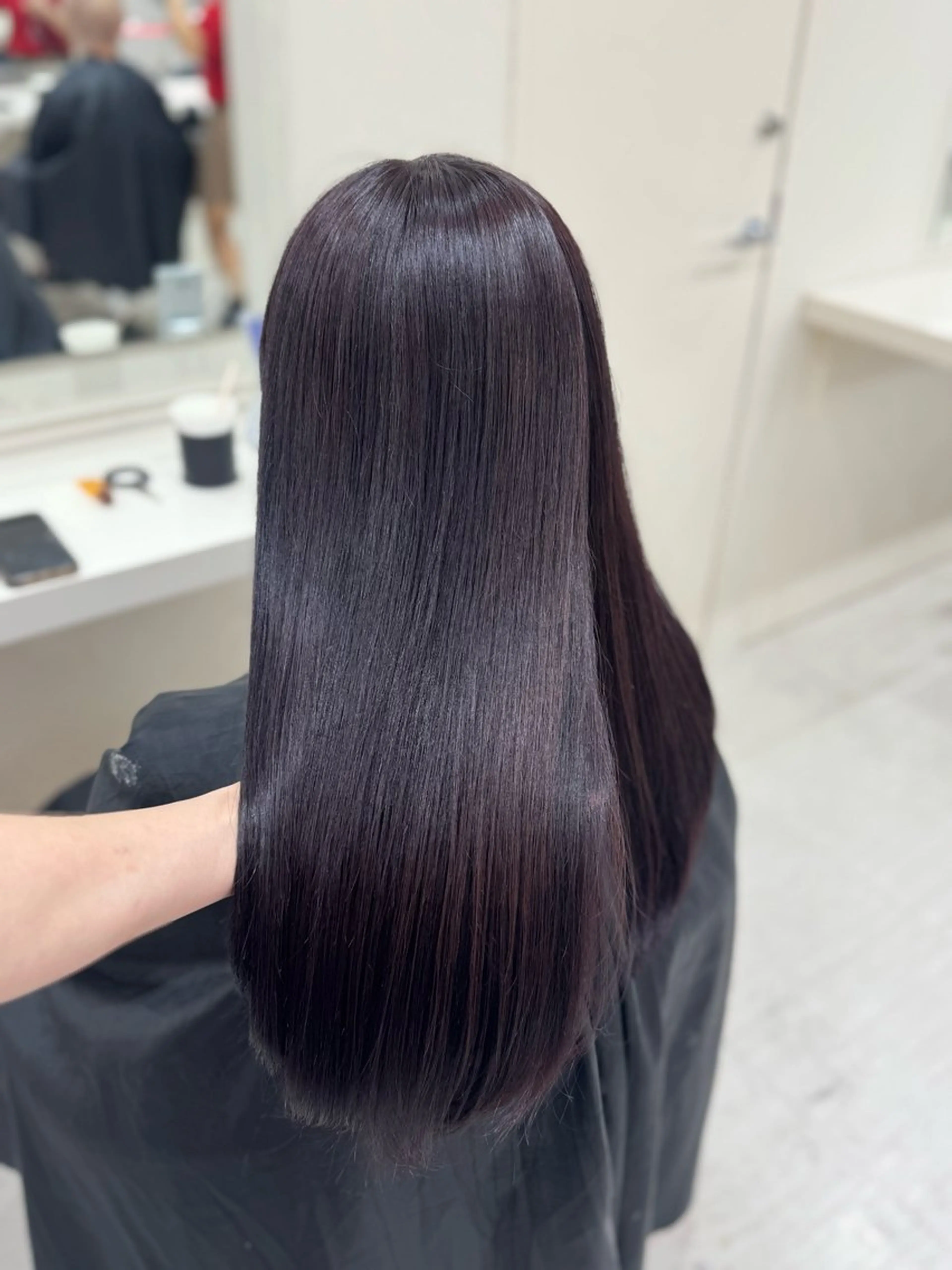 ロング ヘアカラー 🤎モテ髪＆透明感 ミルクティー🥣🤎のヘアスタイル