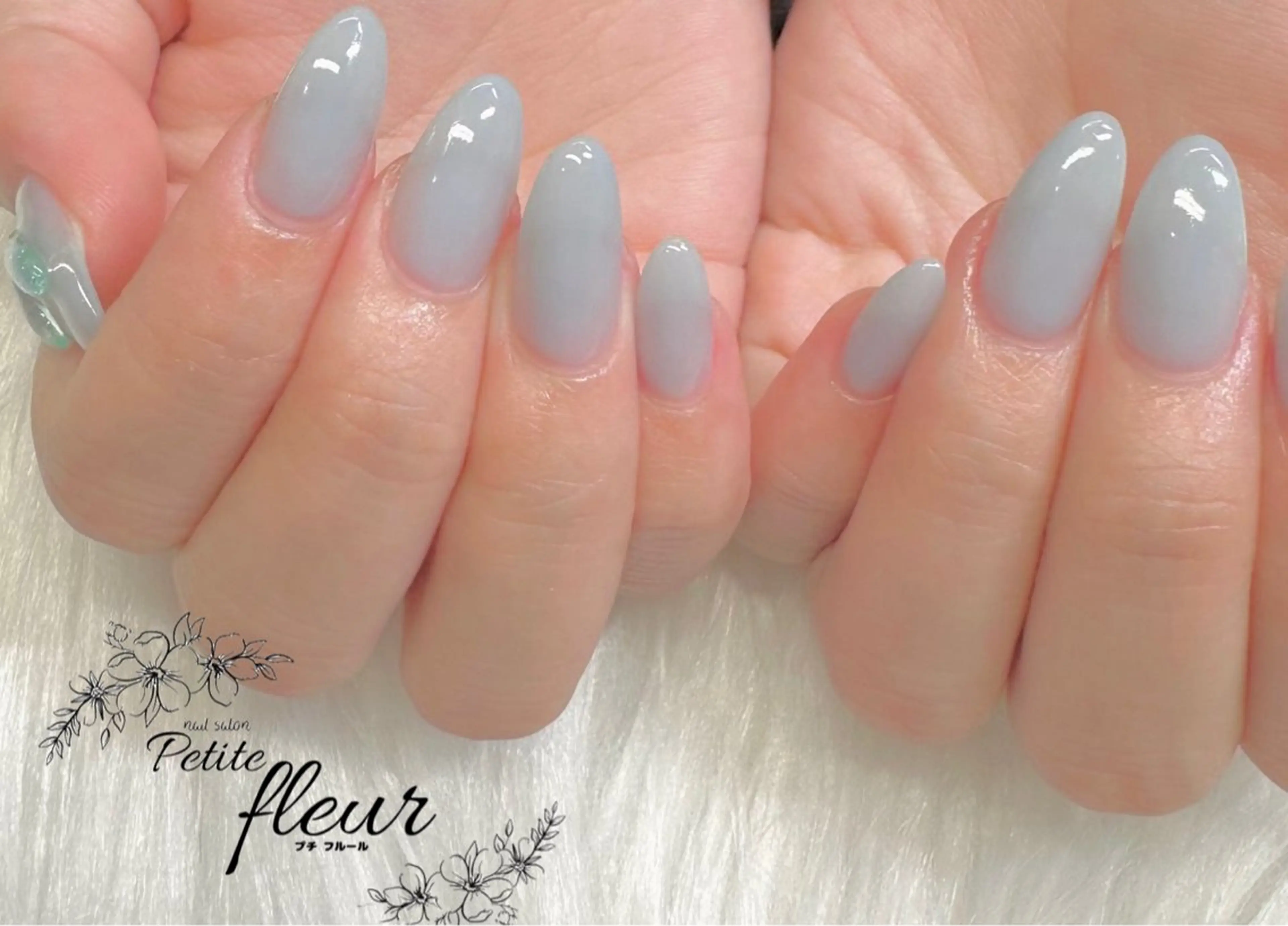 ネイル ワンカラーネイル ❁⃘*。Petite fleur❁⃘*りさのネイルデザイン