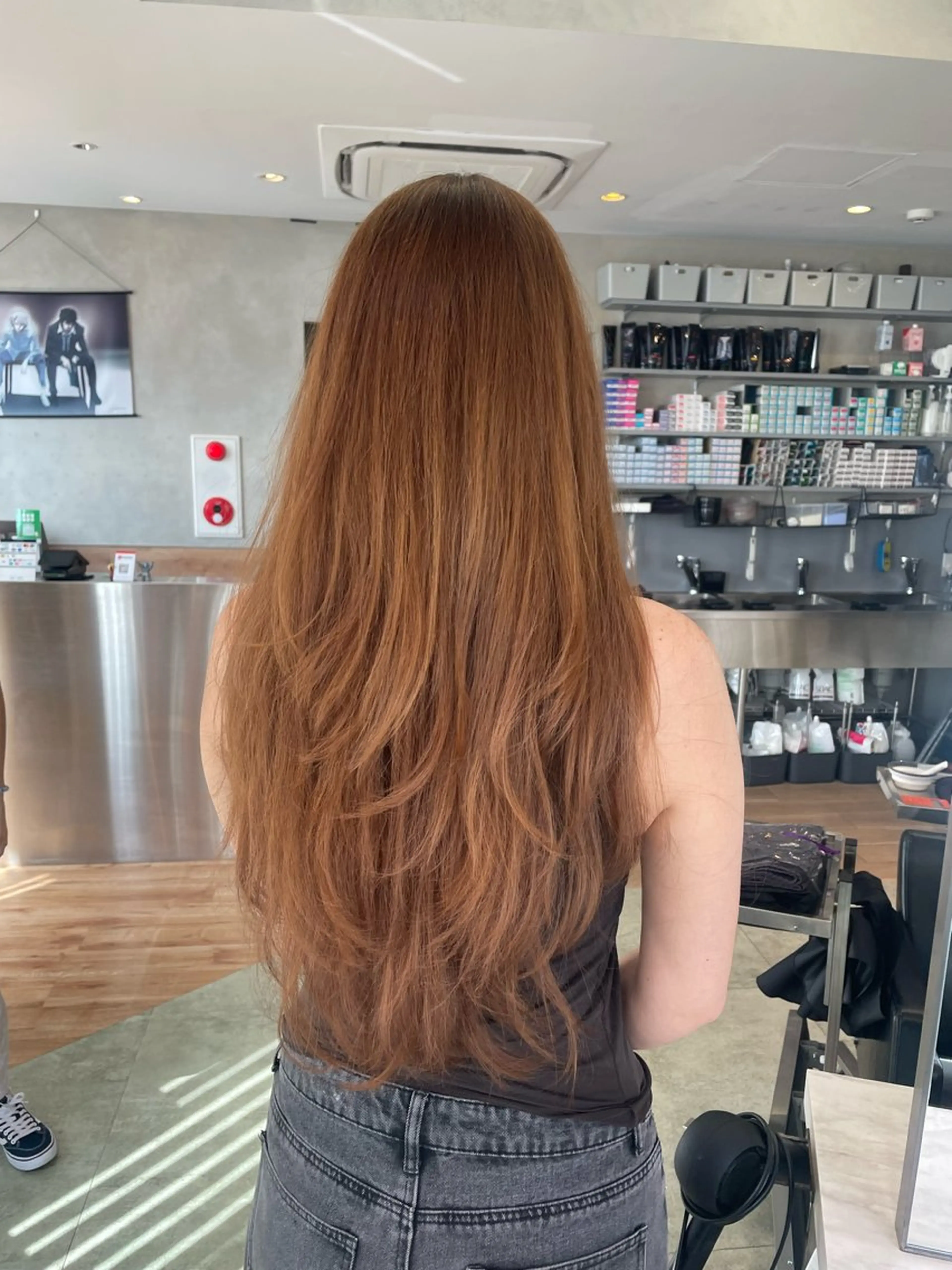 ロング ハイレイヤー レイヤーカット カット トリートメント 似合わせカット/ デザインカラー🦄のヘアスタイル