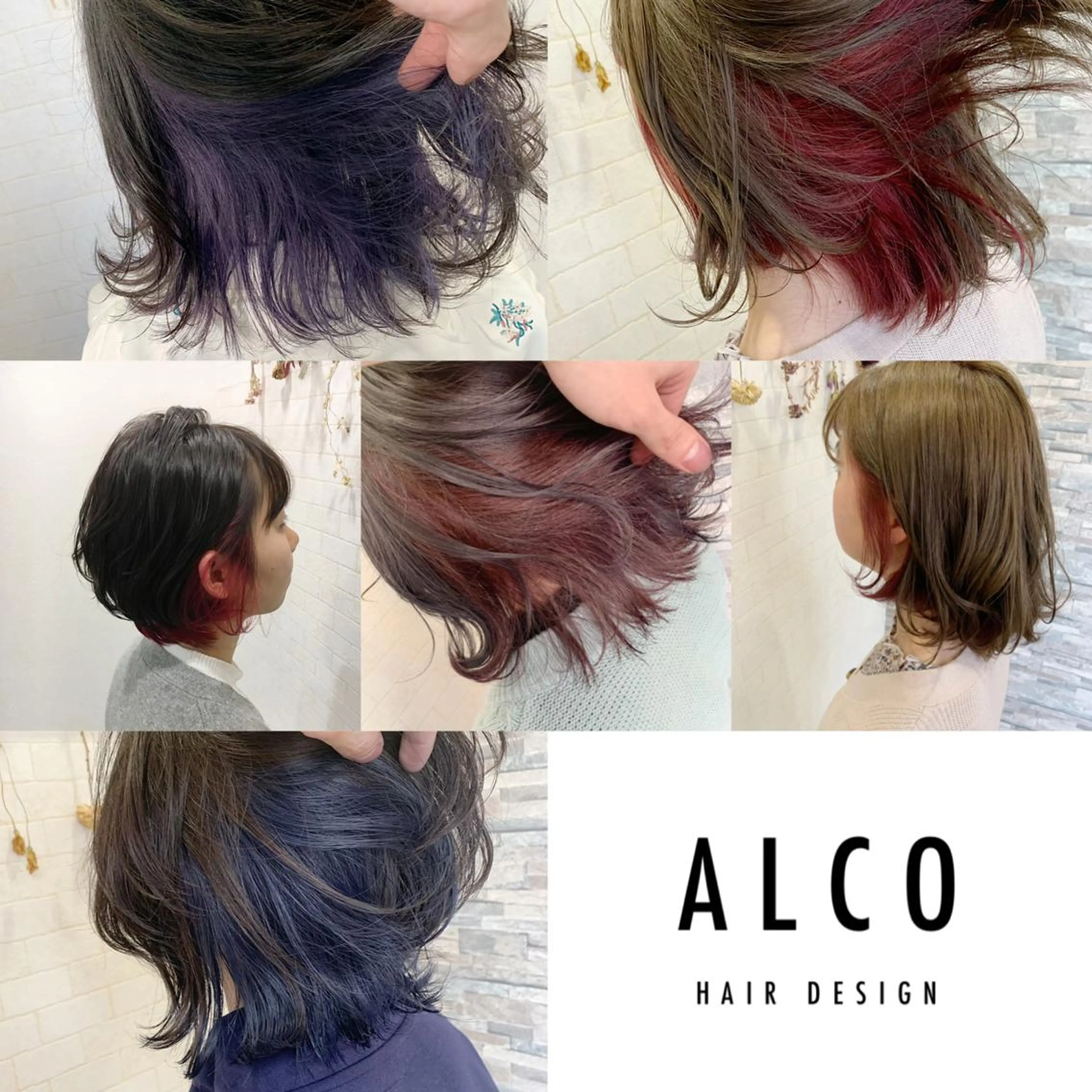 ミディアム カラー ワタイショウタ 髪質改善✨眉毛サロンのヘアスタイル