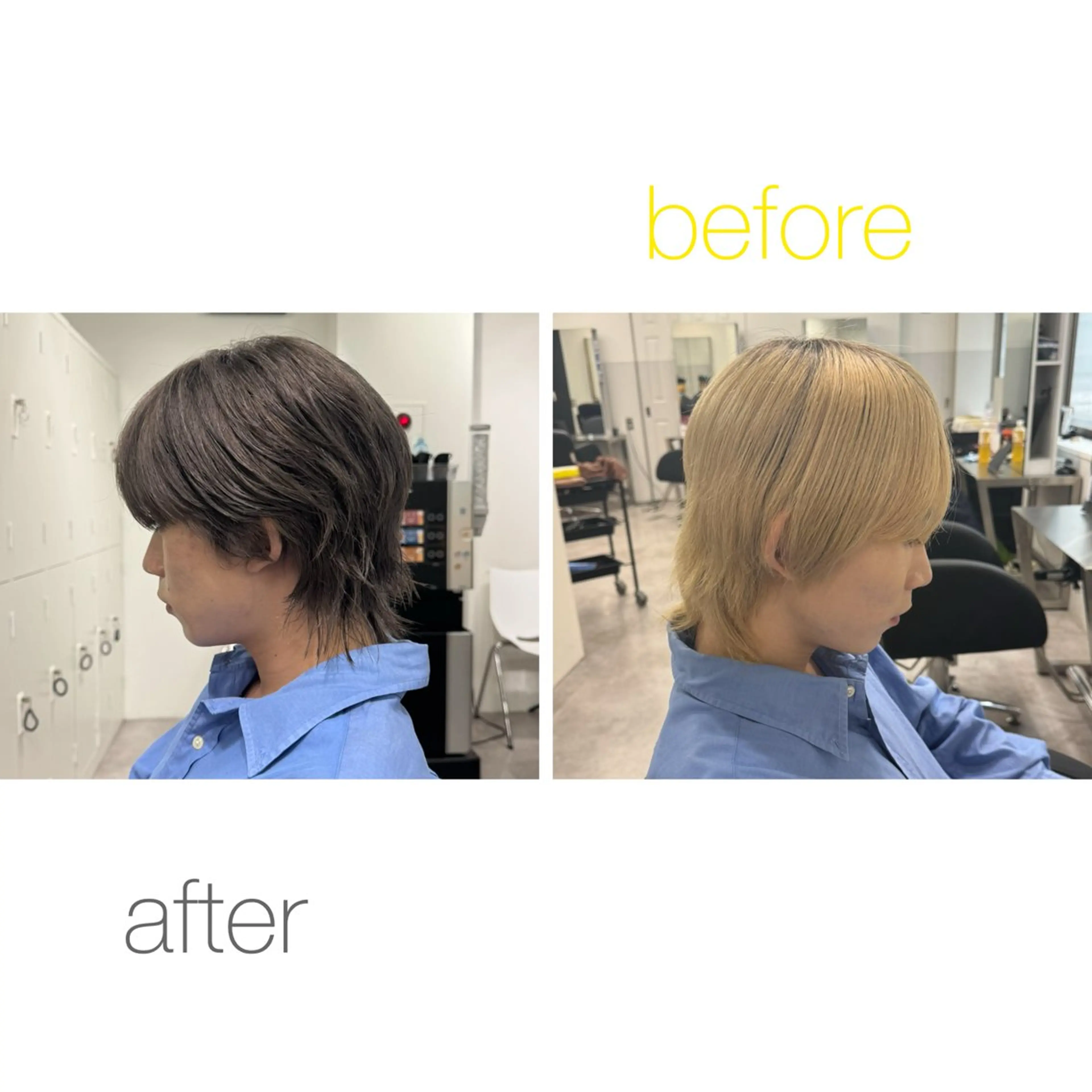 ⭐️ブリーチ込ダブルカラー＋表面補修2STEPトリートメント⭐️の写真