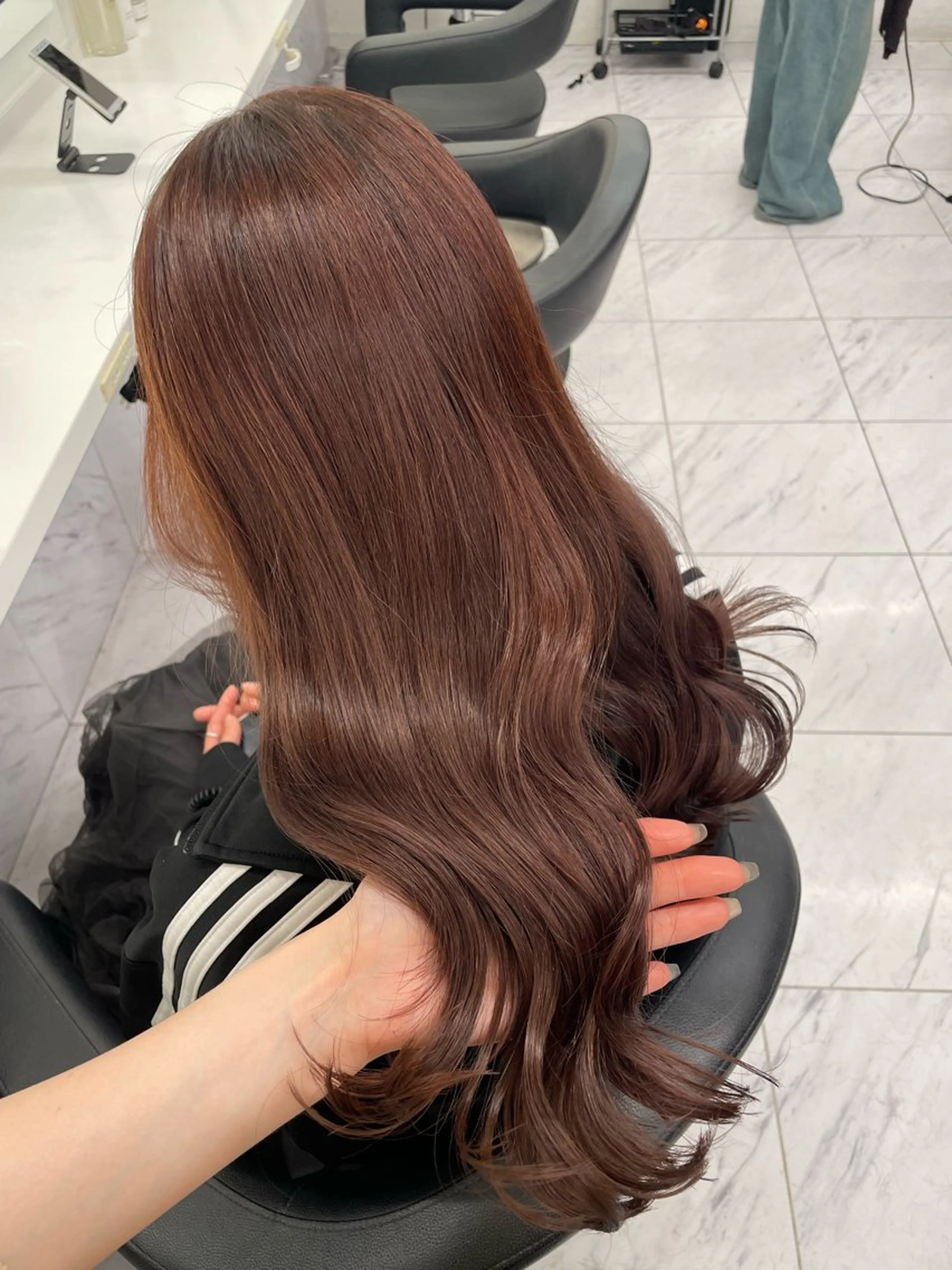 ロング カラー 🎀暖色/ラベンダー /paru🤍のヘアスタイル