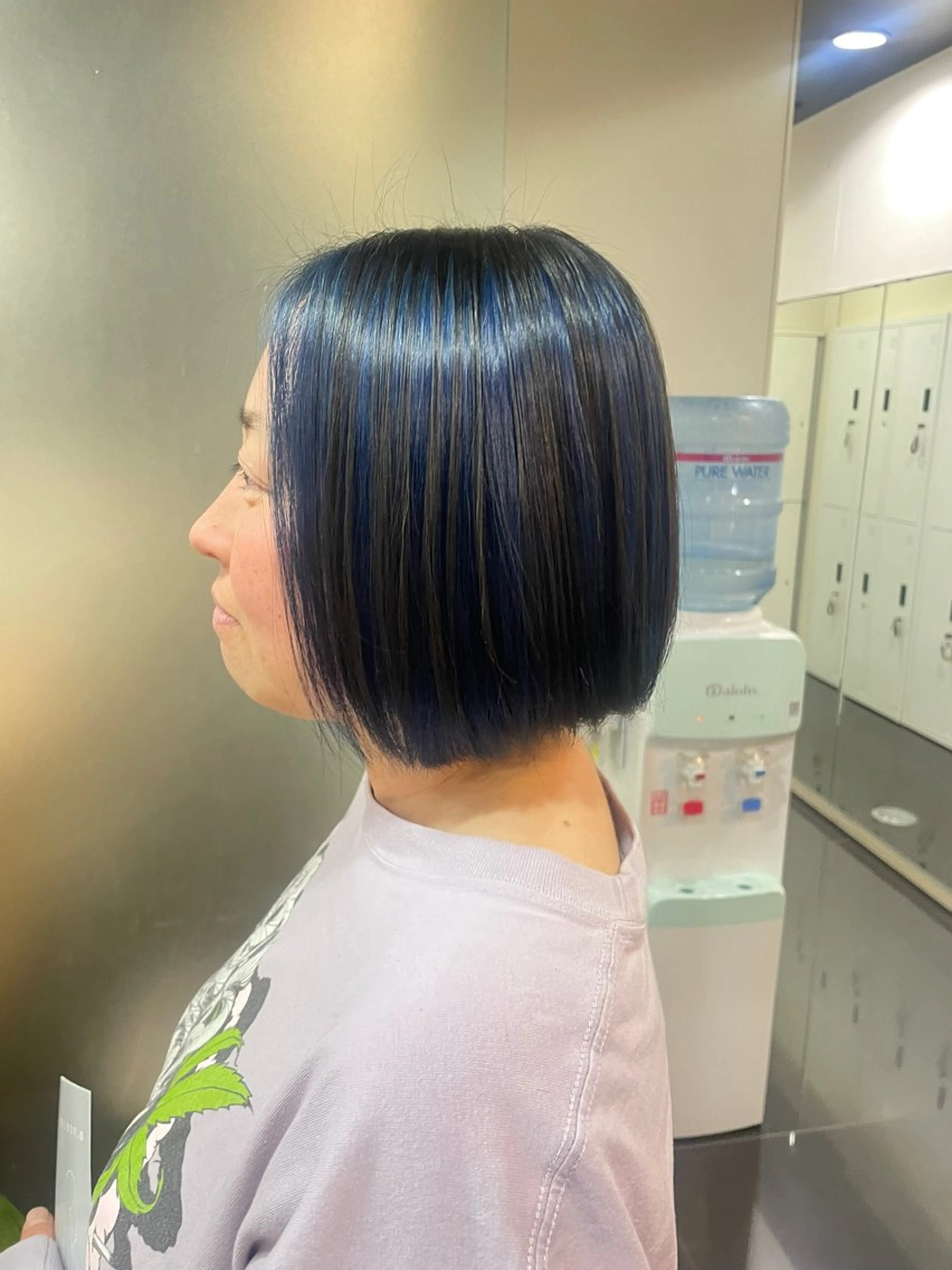 ショート カラー ヘアカラー トリートメント ハイトーン/レイヤー 似合わせ・ユキノのヘアスタイル