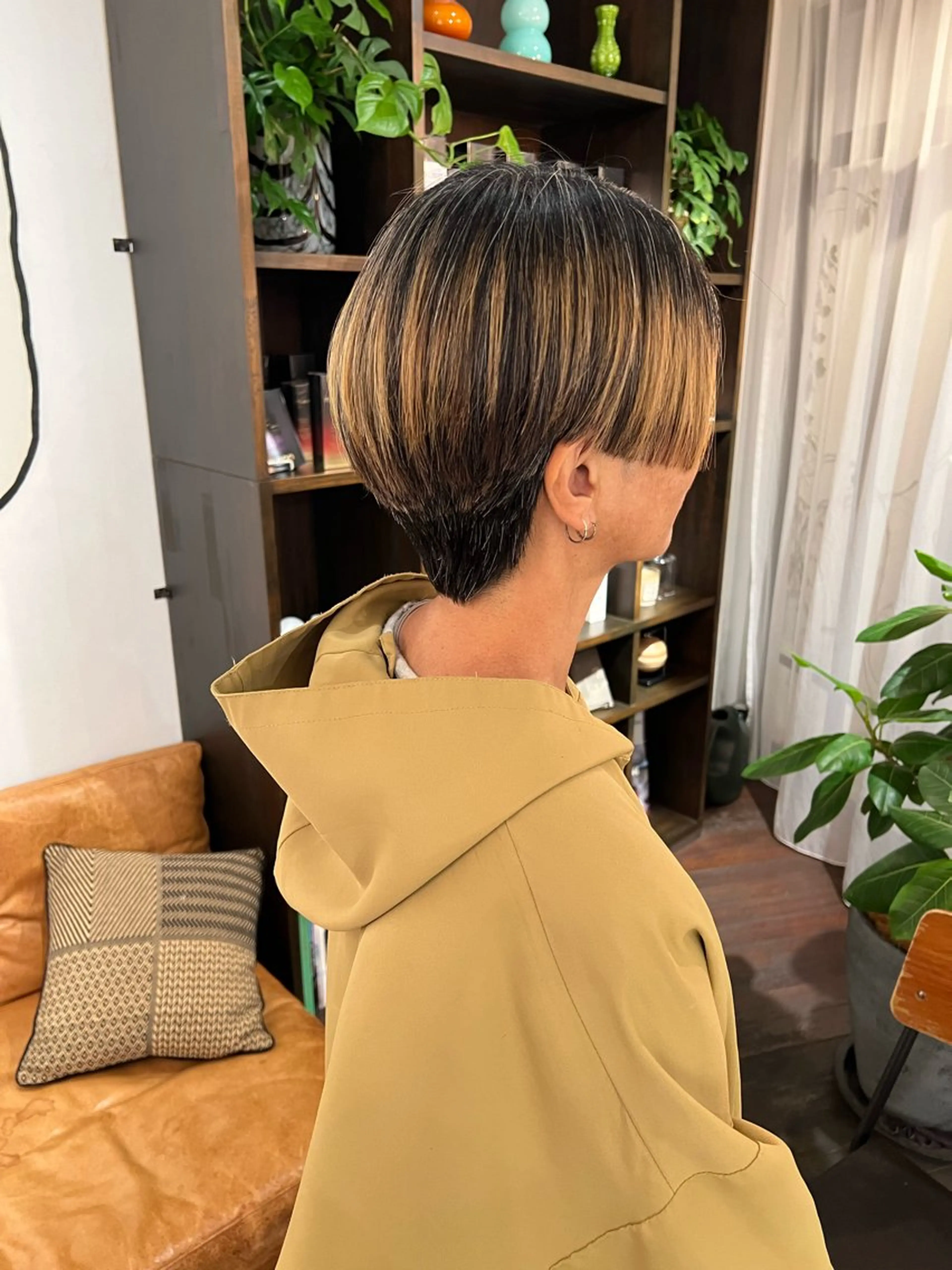 ショート カット デジタルパーマ 加藤園のヘアスタイル