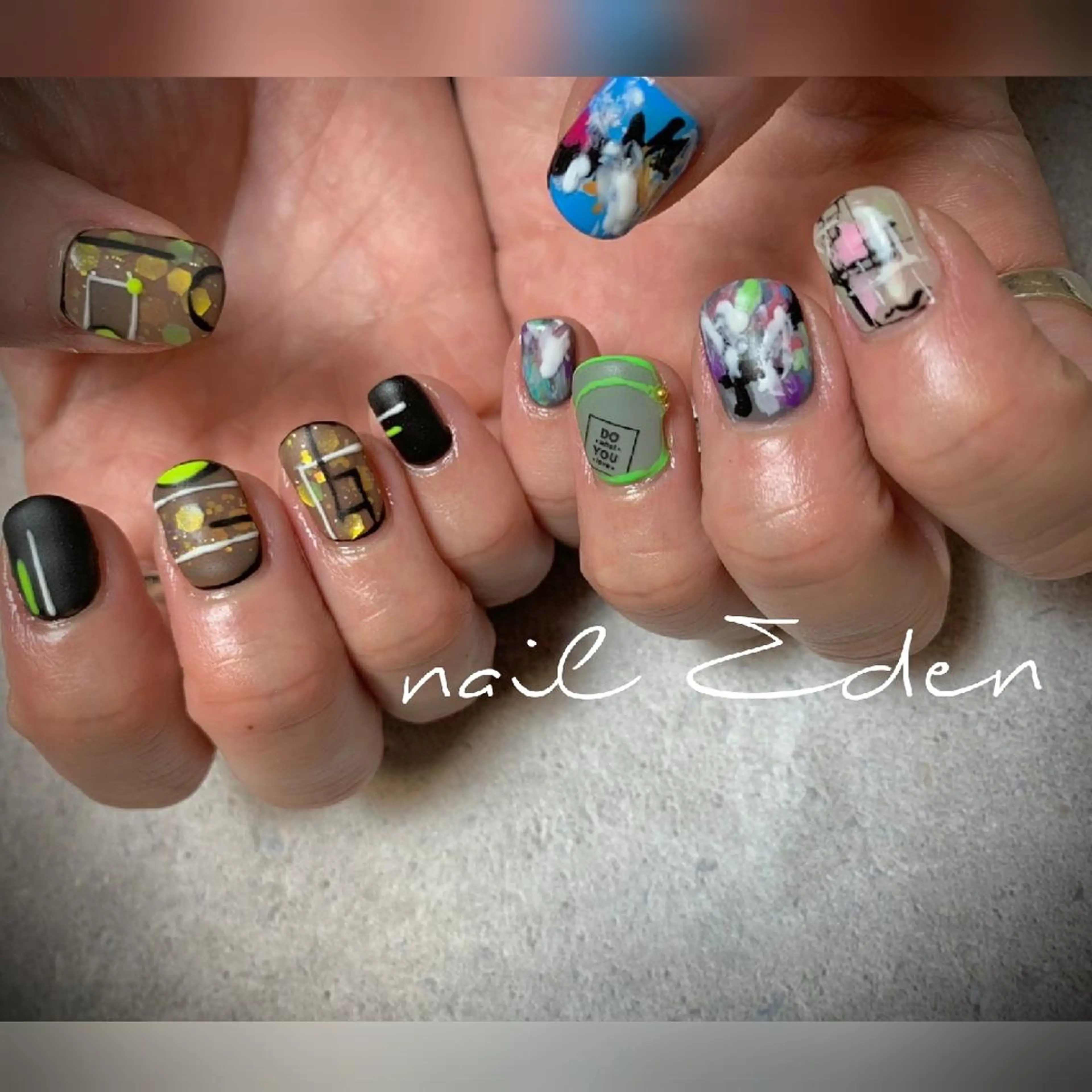 ネイル 持ち込み Eden ♾️のネイルデザイン