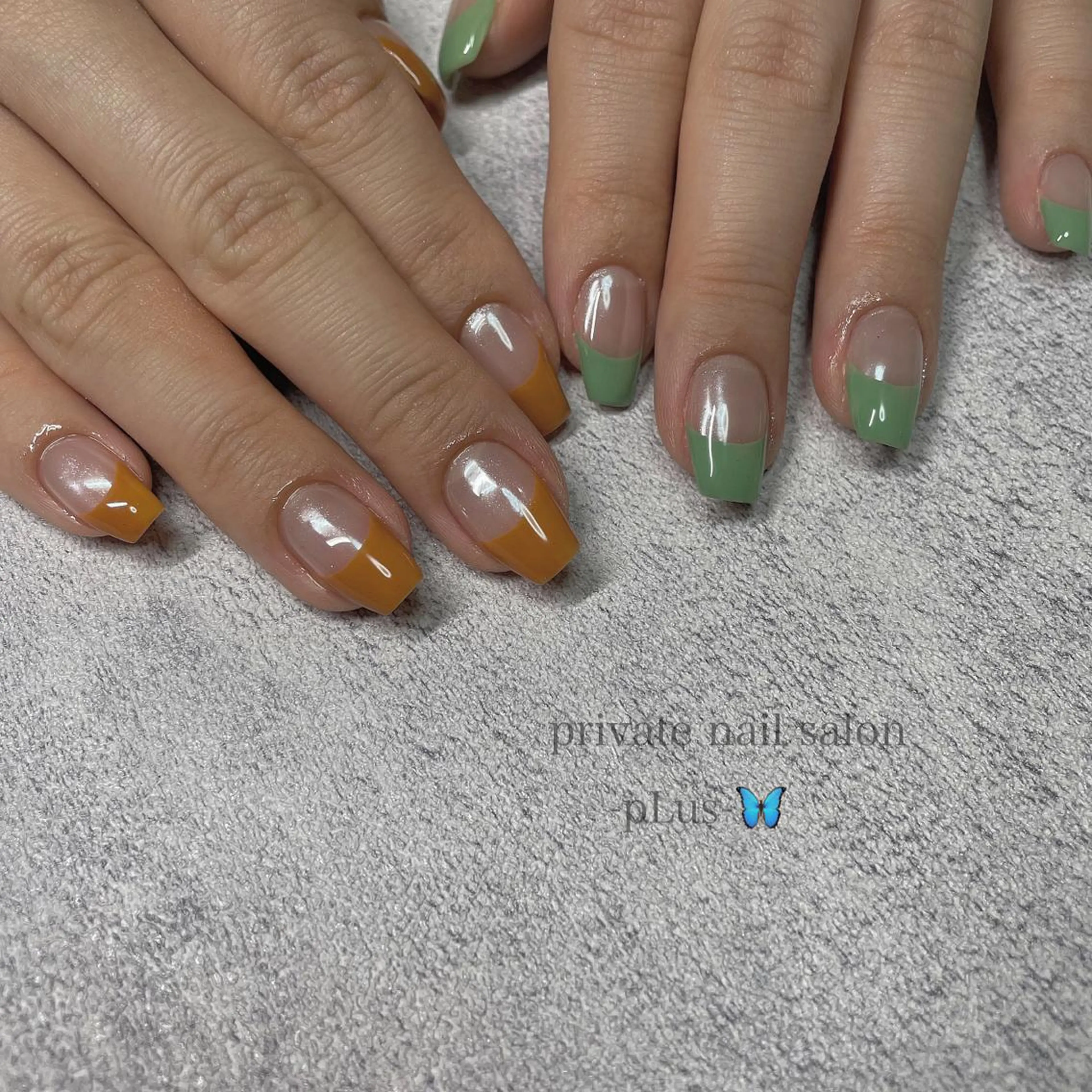 ネイル ジェルネイル ミラーネイル 持ち込み シンプルネイル nail salon 7 _seven_のネイルデザイン
