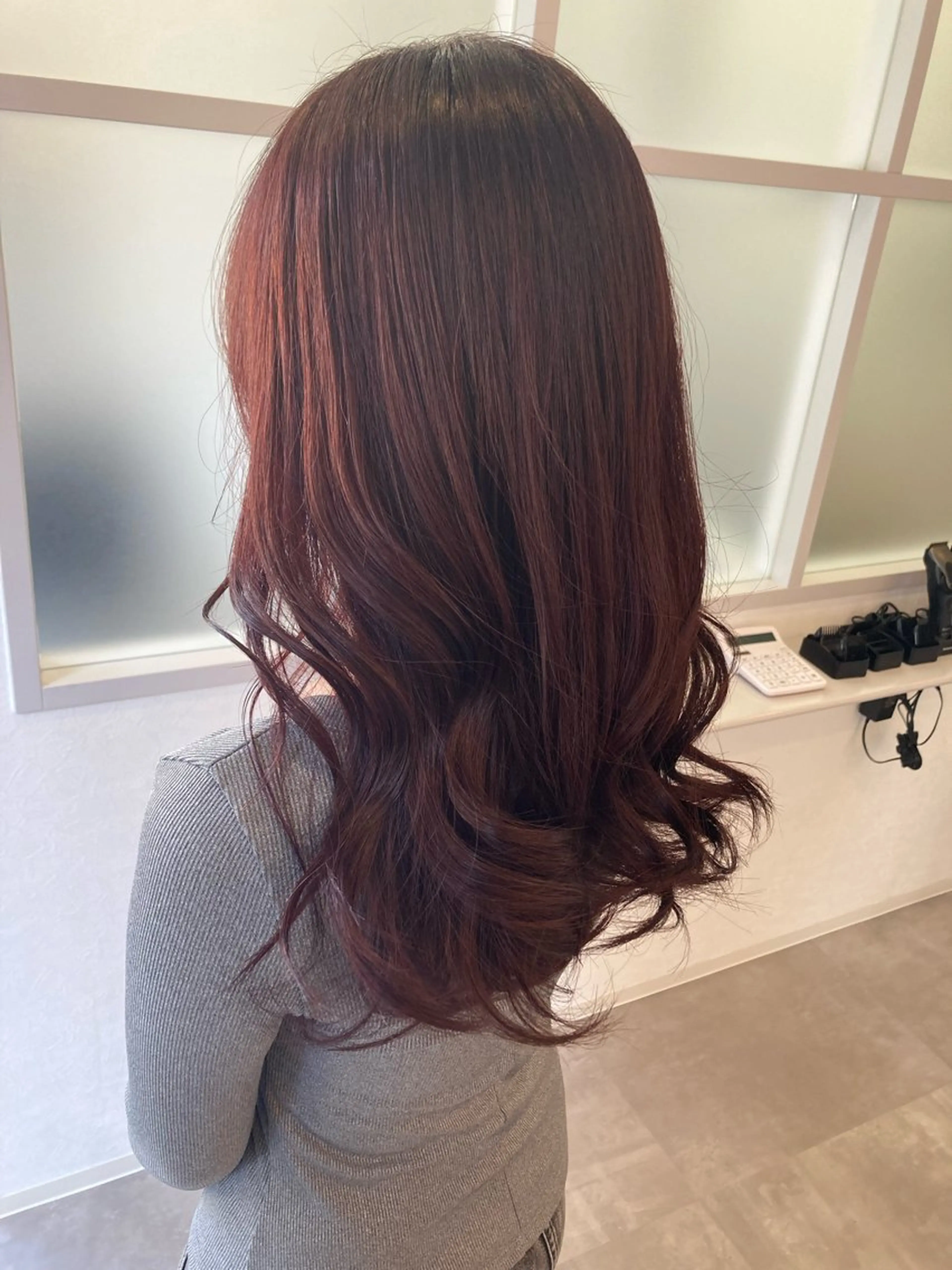 ロング カラー ブリーチ ブリーチなしカラー カット ヘアカラー トリートメント 髪質改善/透明感 カラー/内藤有須加のヘアスタイル