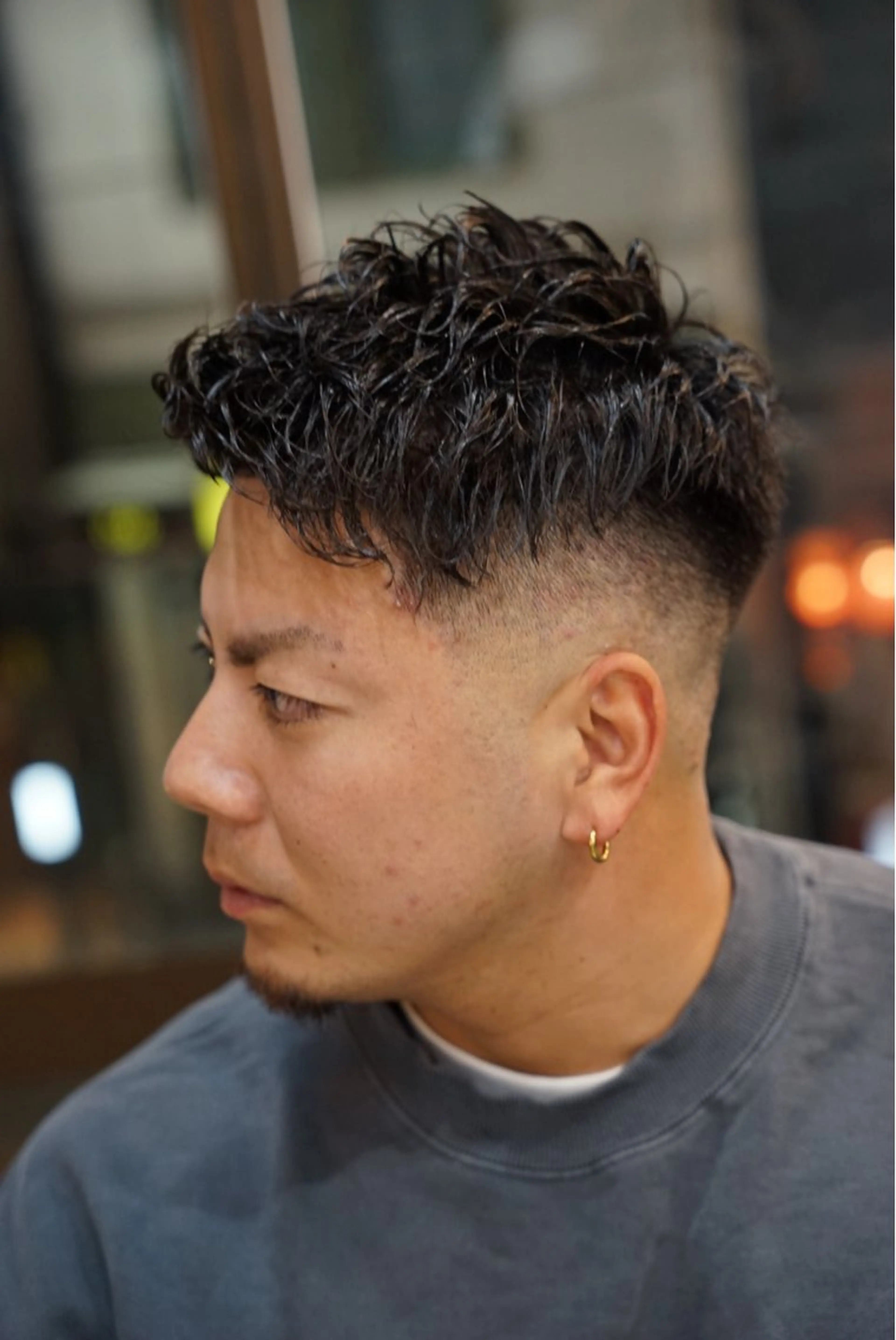 ショート パーマ メンズ メンズパーマ スパイキーショート ショートヘア カット パーマ ヘアセット TIGHT SWAG BARBERWORKS所属・メンズカット/ 三軒茶屋/YUTOのヘアスタイル