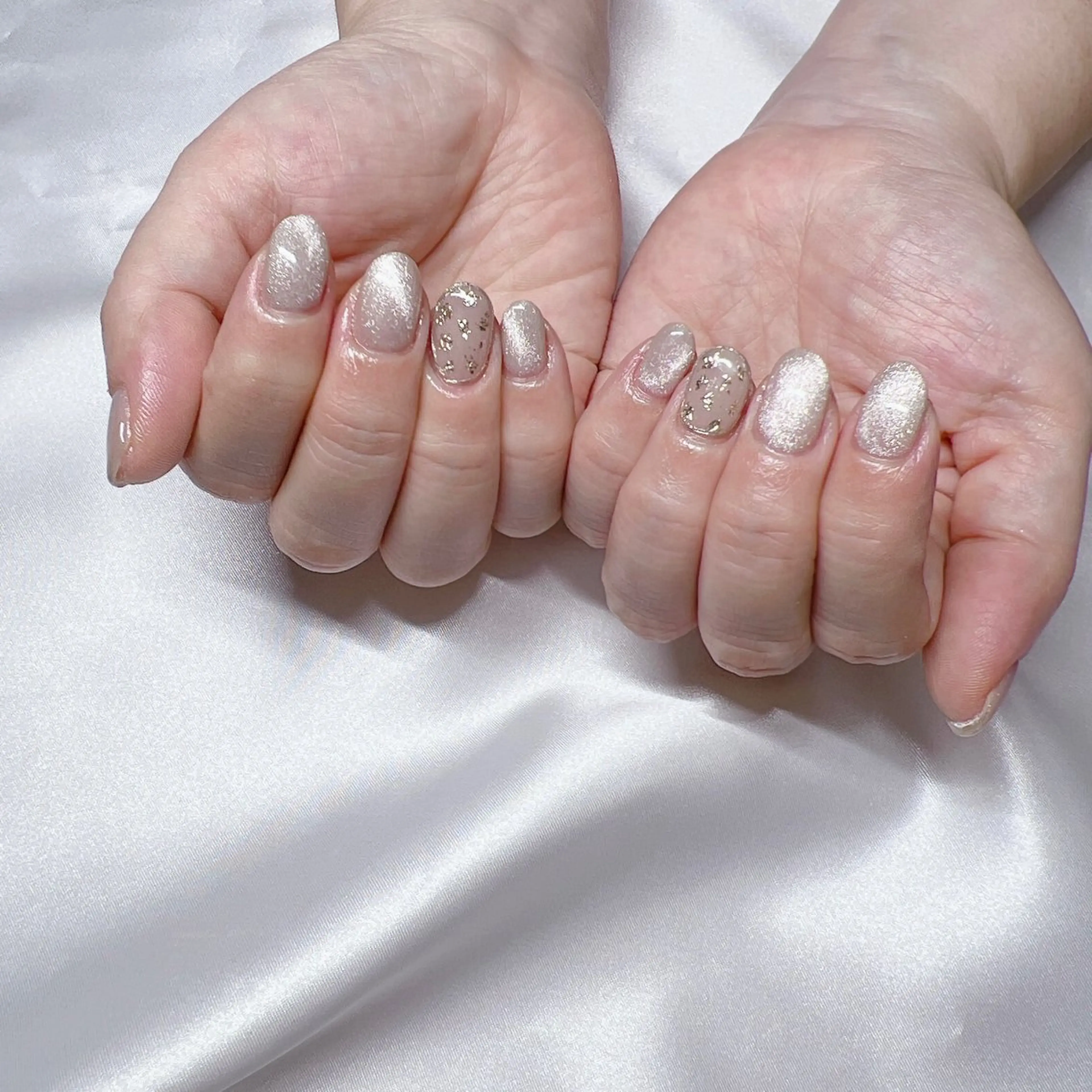 ネイル ジェルネイル 韓国ネイル マグネットネイル 持ち込み ニュアンスネイル -nail salon-Reward所属・nail salon Rewardのネイルデザイン