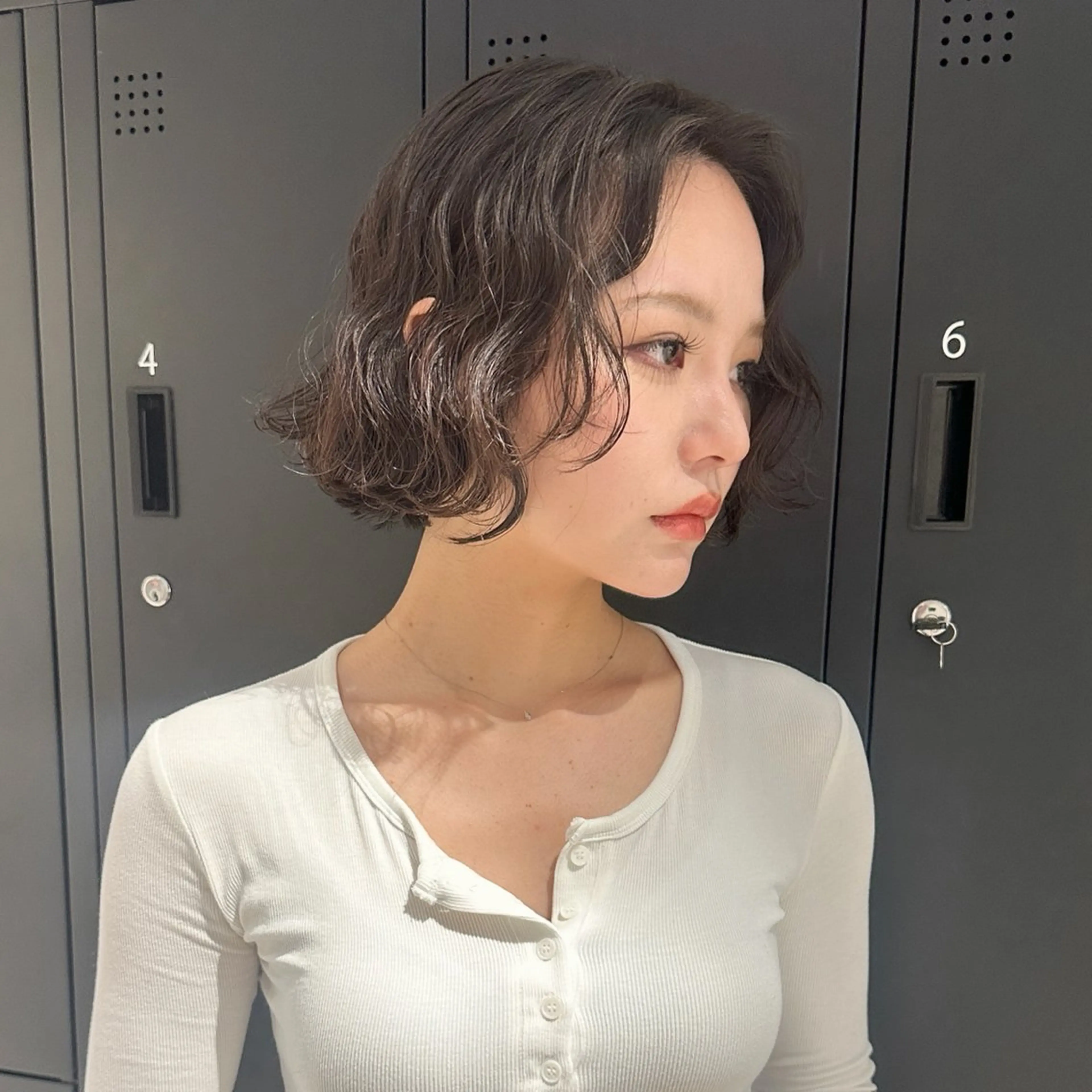 💋王道の美人スタイル💋ボブ＋パーマの写真