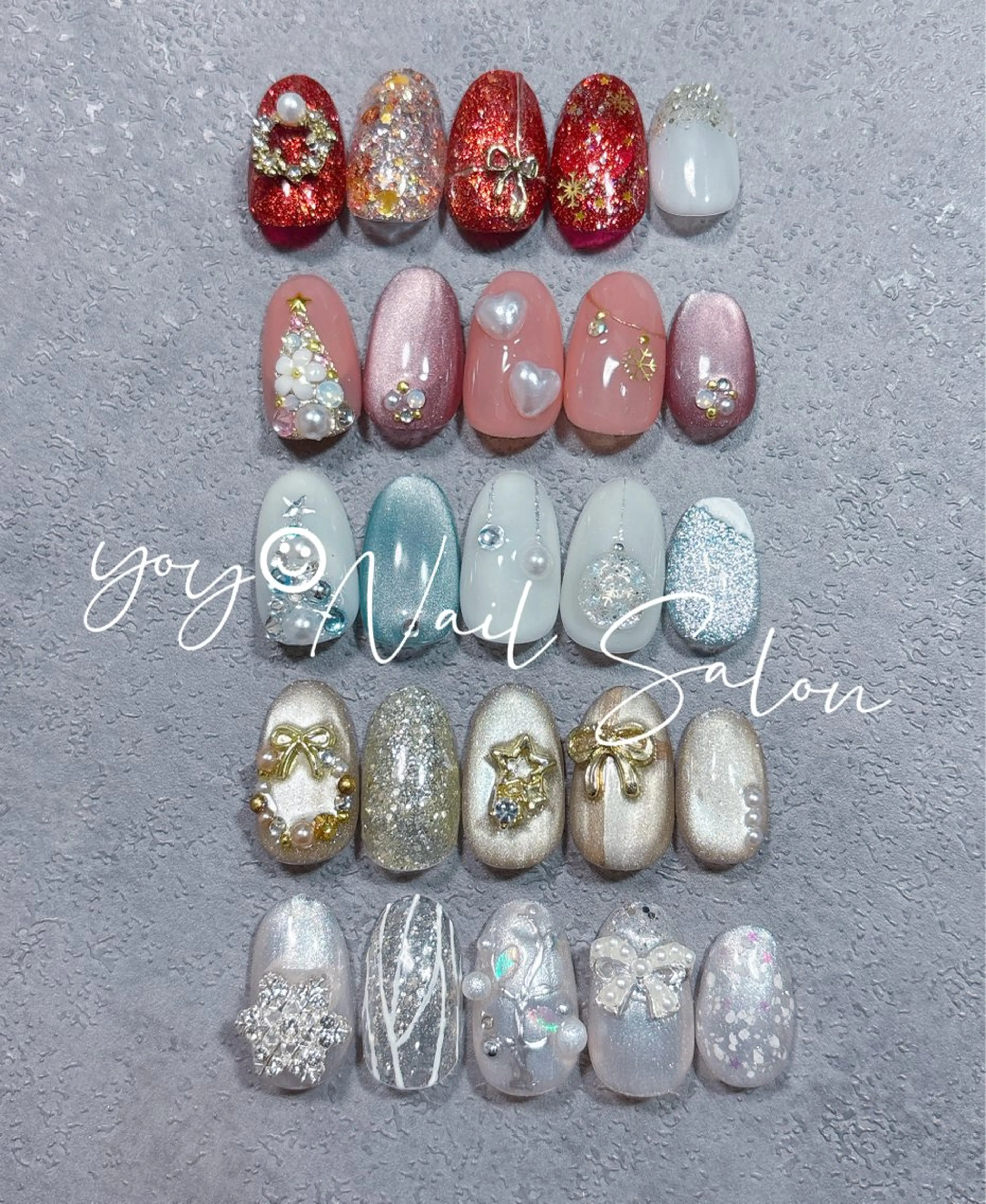 ネイル アートネイル マグネットネイル 冬ネイル クリスマス ゆ か_Nails💫のネイルデザイン