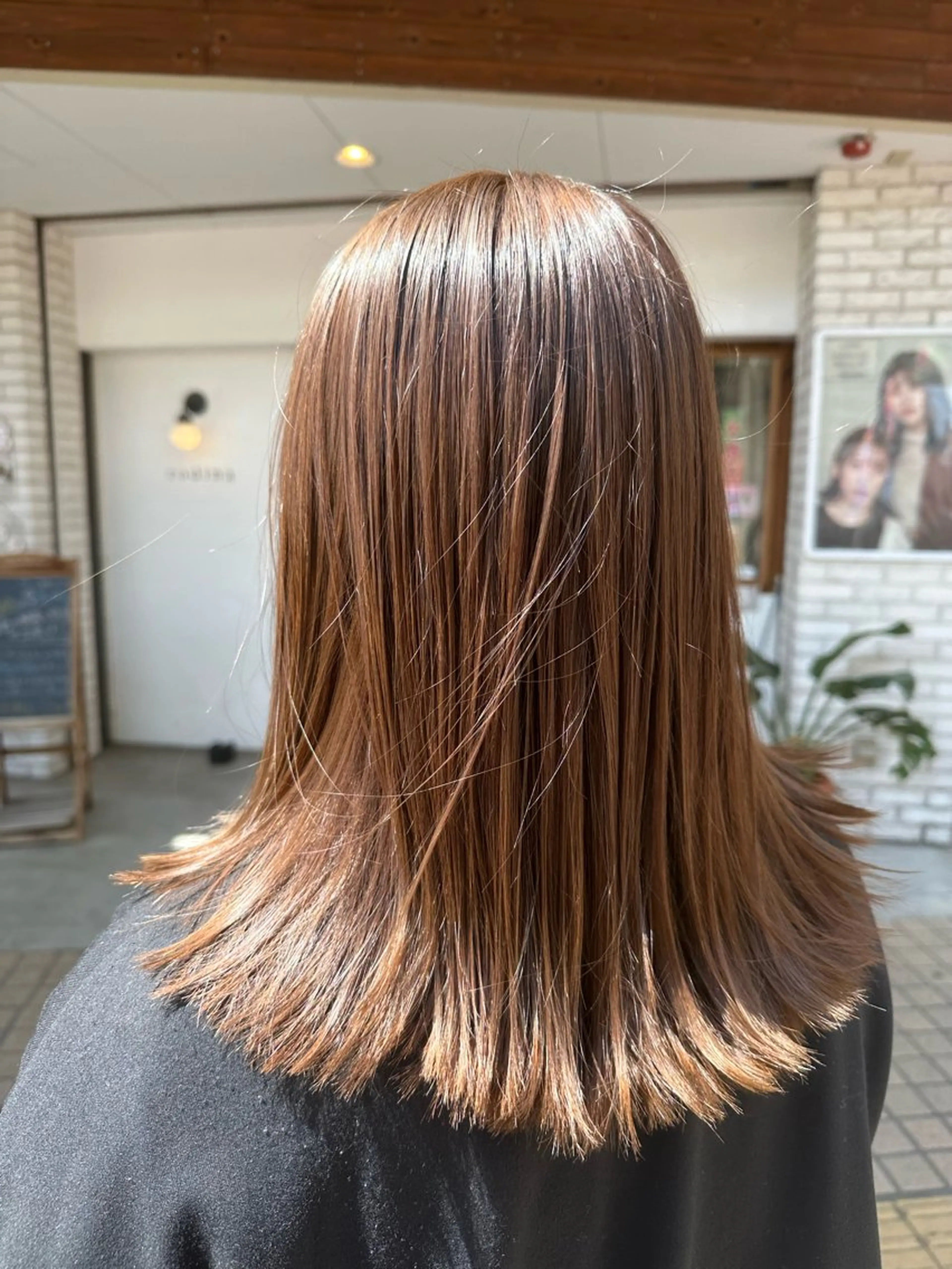 ミディアム カラー ヘアカラー 丸山 莉杏のマツエク・マツパデザイン