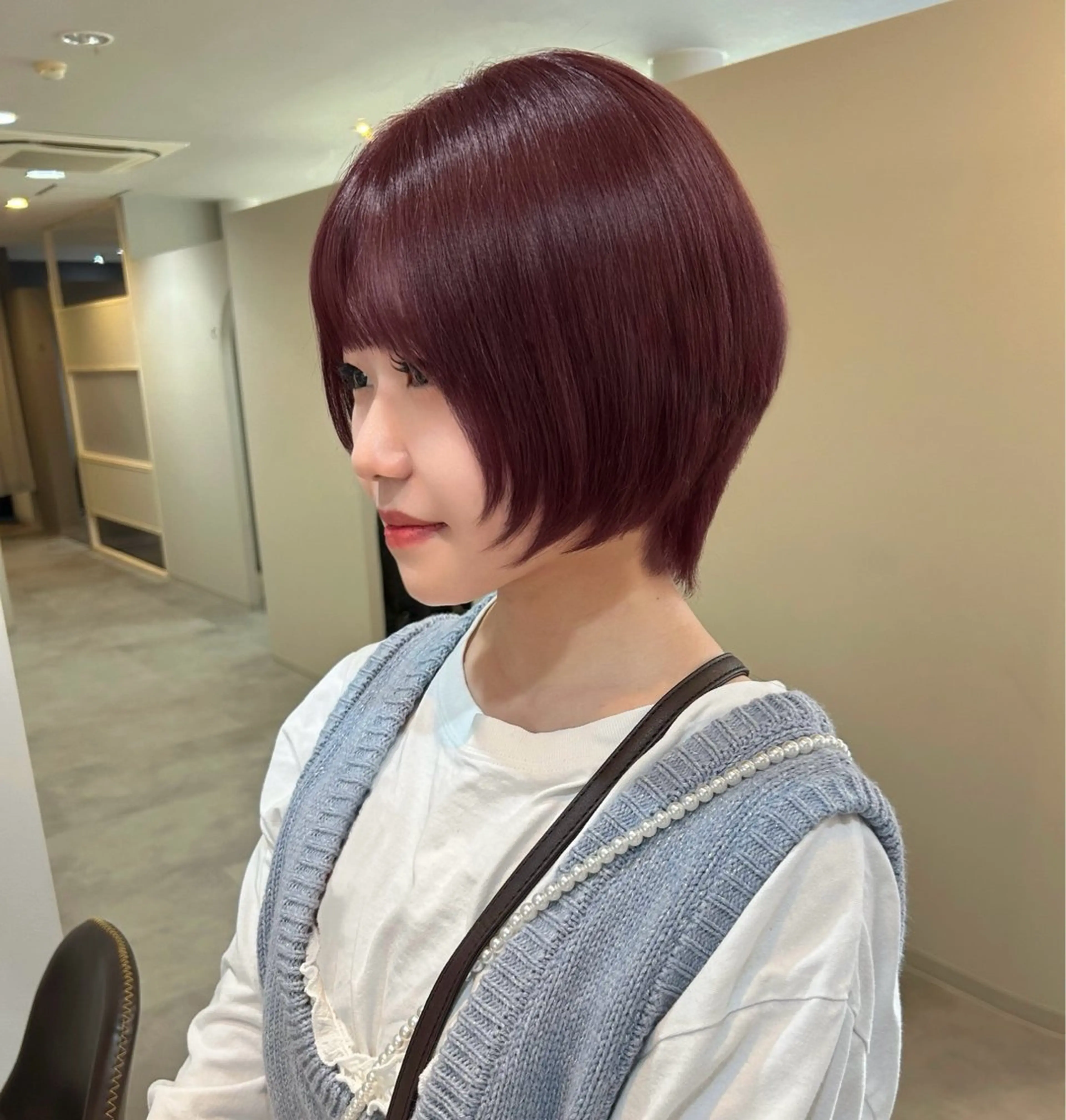 ショート カラー 神谷 凪のヘアスタイル