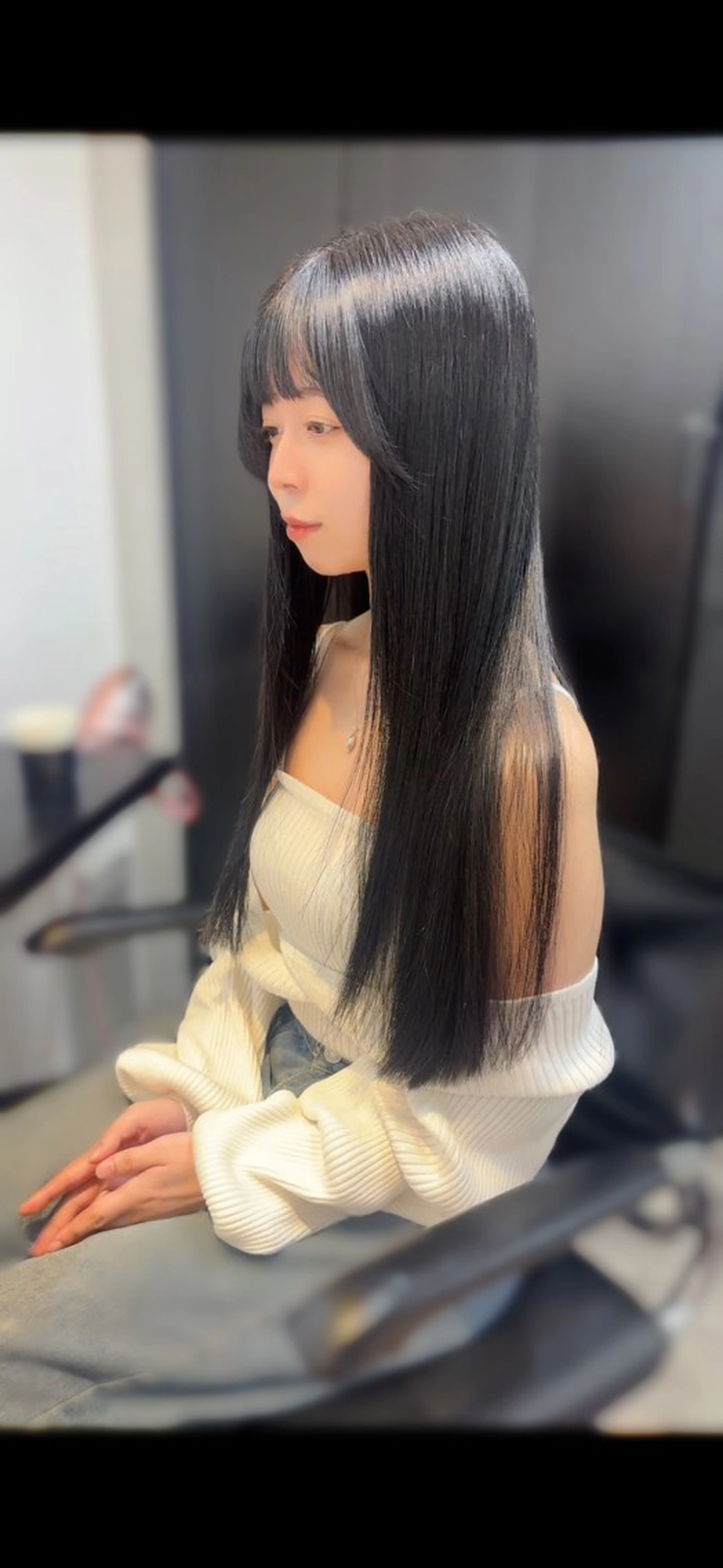 ロング 髪質改善 トリートメント 髪質改善♡ 保坂汐音のヘアスタイル