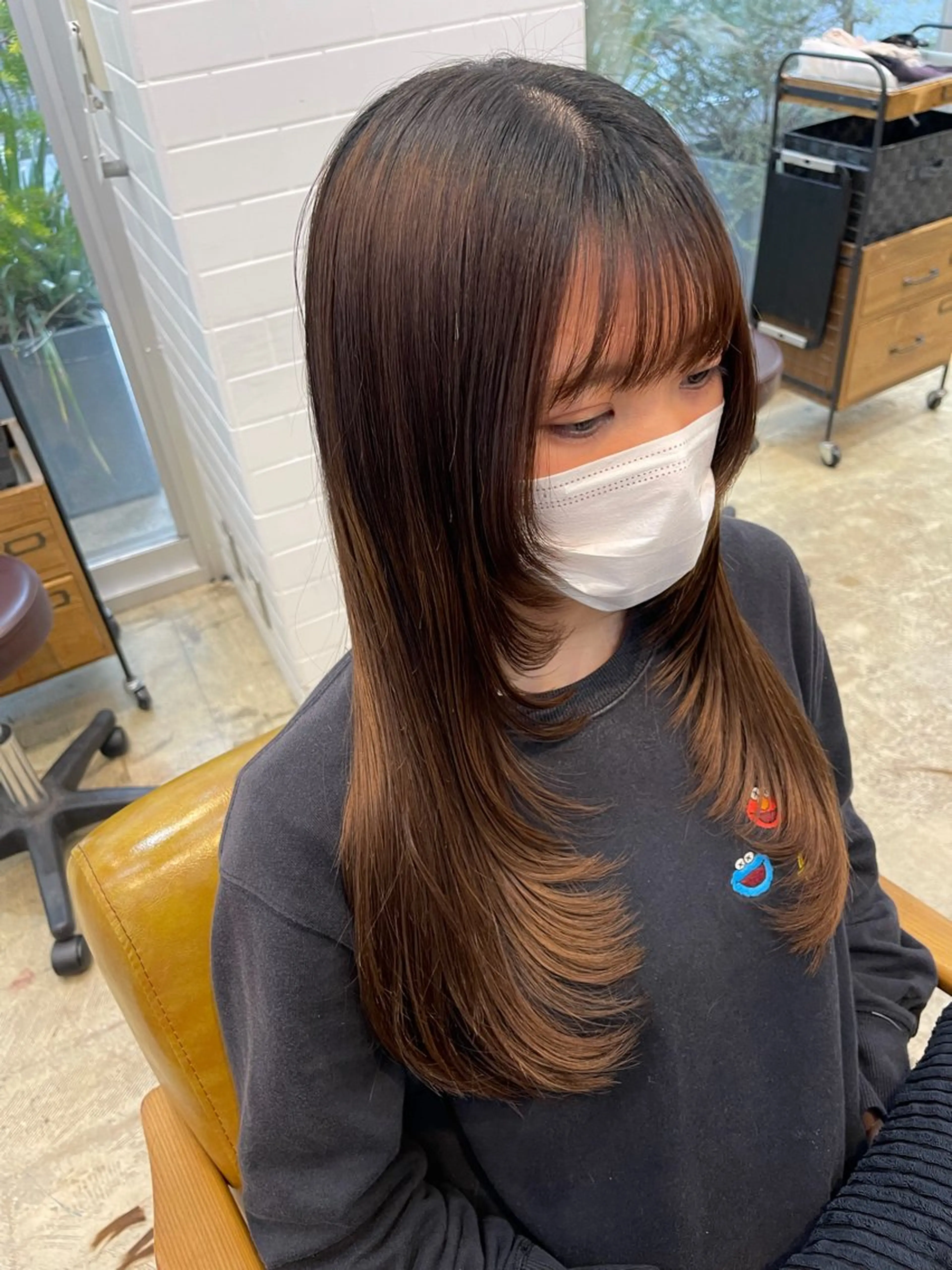 セミロング 野田 尚Jr.スタイリストのヘアスタイル